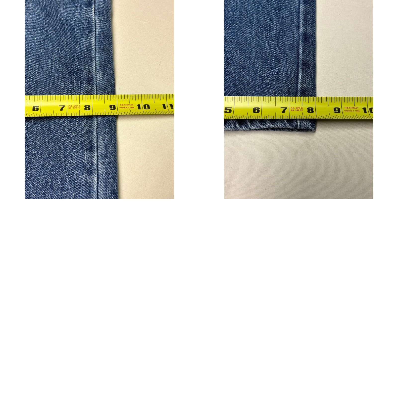 Denime VINTAGE Levi Strauss 505 Jeans Mens Straight Denim Blue 34x29 Regular Waist 34 Inseam 29 Size US 34 / EU 50 - 9 Thumbnail