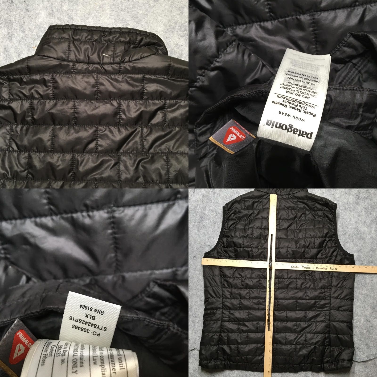 Patagonia Patagonia Nano Puff Vest Mens XL Black Insulated Puffer Outdoor Hiking Size US XL / EU 56 / 4 - 8 Thumbnail
