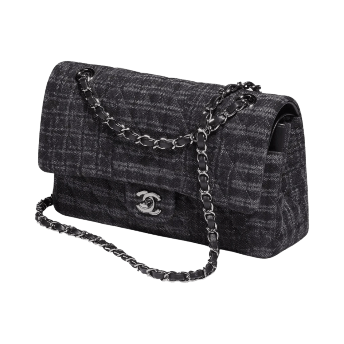 Chanel os11x0326 Size: OS / Classic 11.12 Handbag in Black/Grey Size ONE SIZE - 2 Thumbnail
