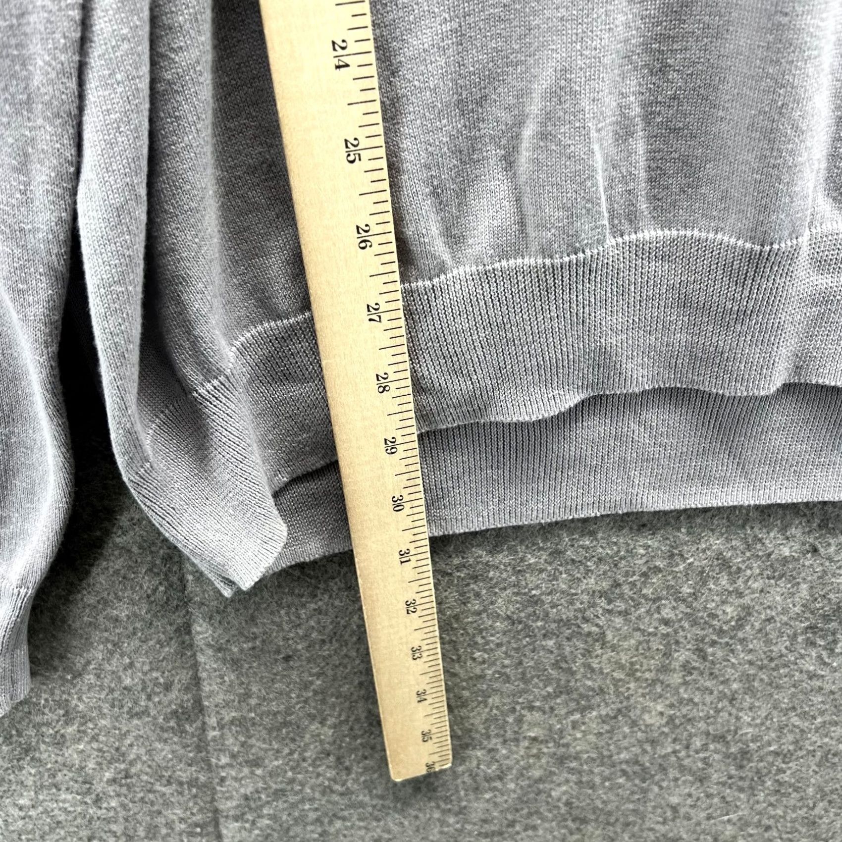 Brooks Brothers VINTAGE Brooks Brothers Sweater Mens XL Gray Supima Cotton Pullover Glenmore Golf Club Limited Cardigan? Size US XL / EU 56 / 4 - 4 Thumbnail