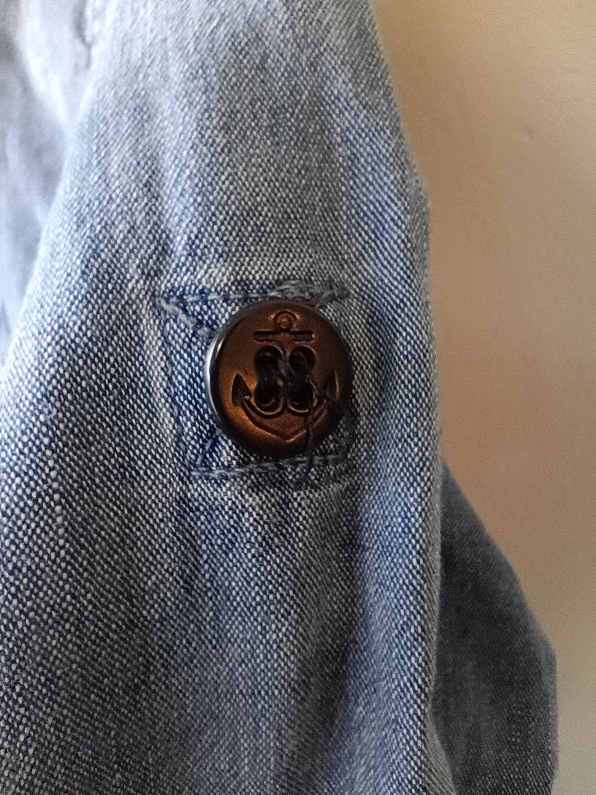 Orslow Light denim hooded button up shirt size 3 Size US L / EU 52-54 / 3 - 5 Thumbnail
