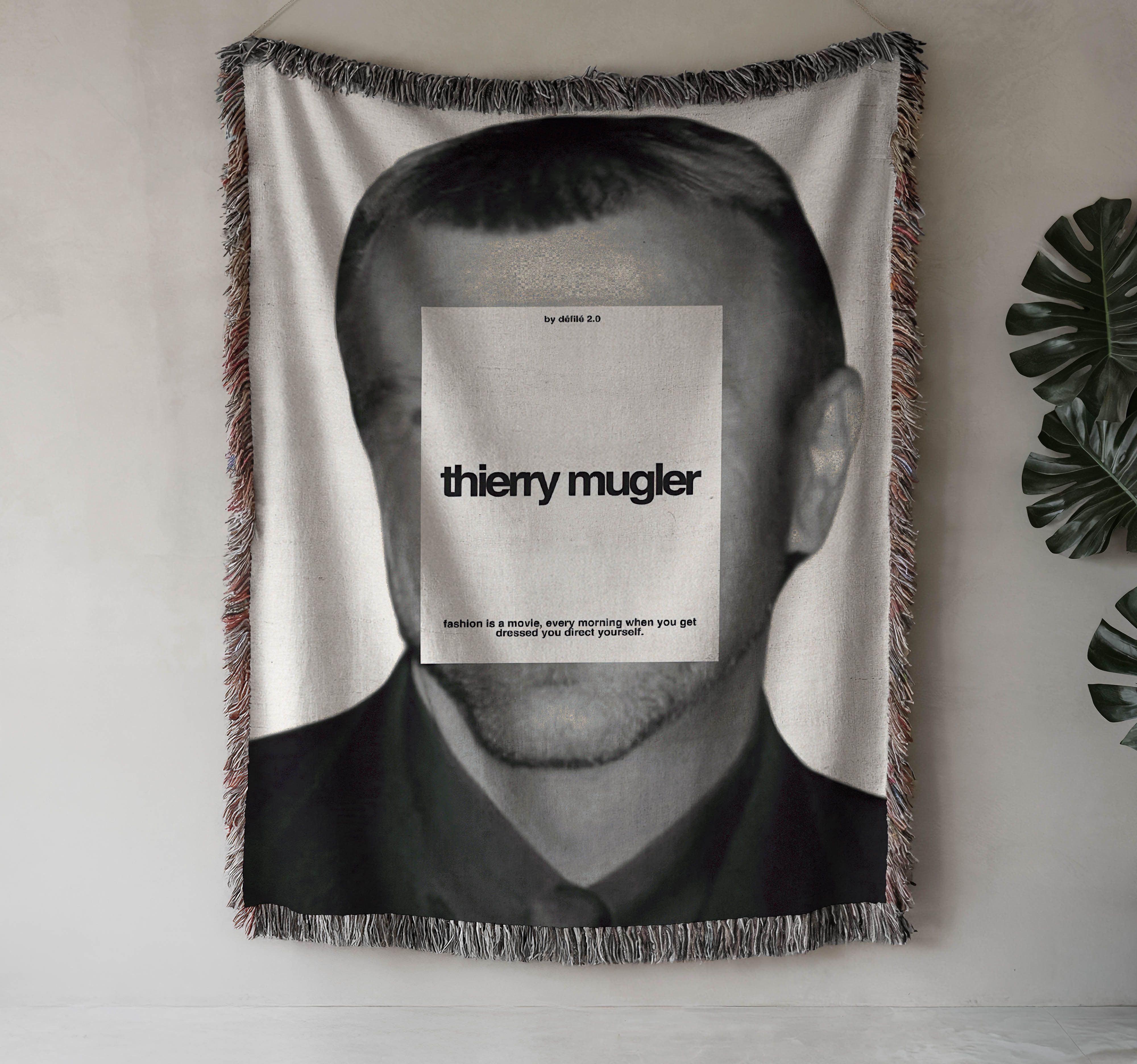Thierry Mugler Thierry Mugler Blanket Woven Art Poster Gift Logo Book Size ONE SIZE - 4 Thumbnail