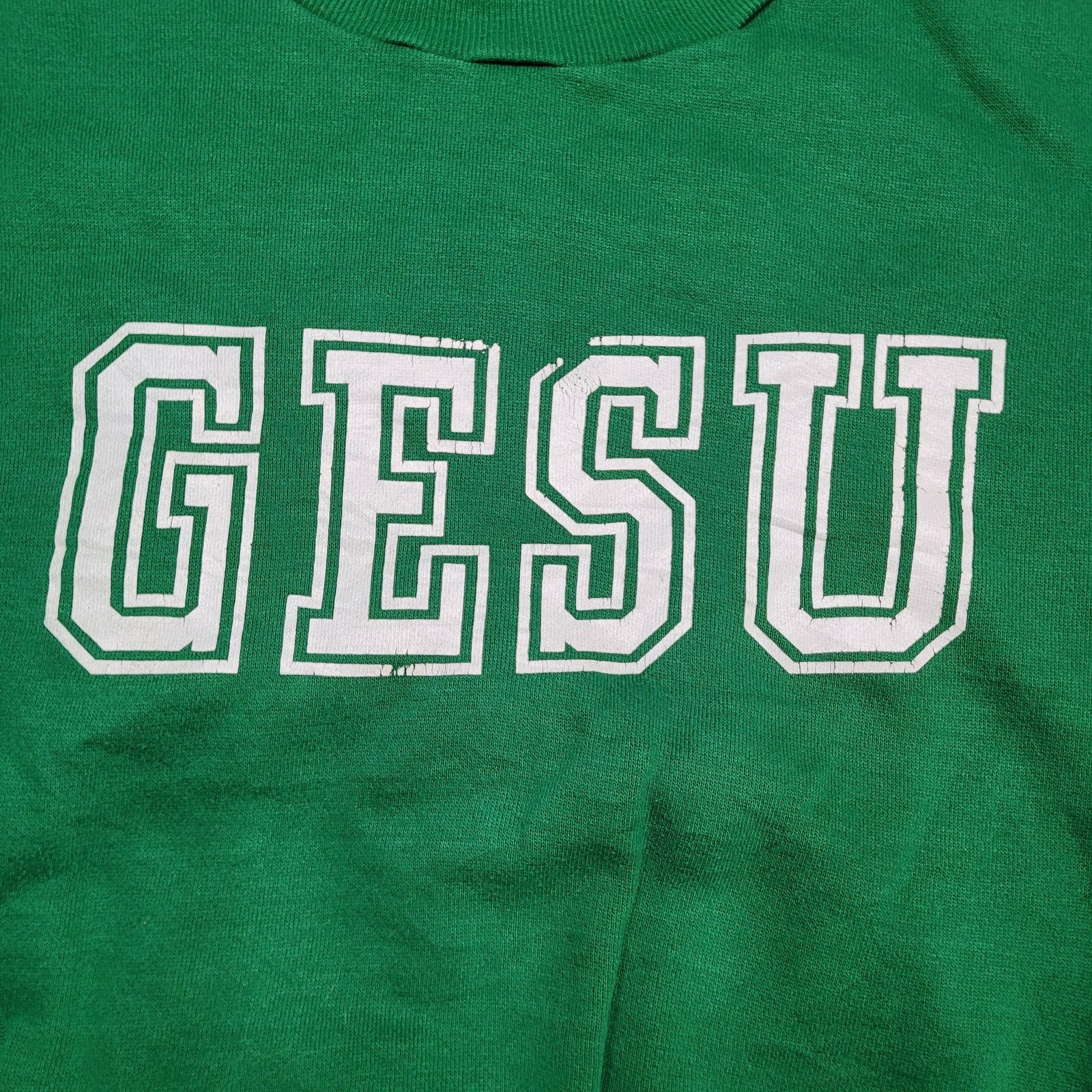 Russell Athletic VTG 80s Russell Athletic GESU Sweatshirt Mens M / Womens L Size US M / EU 48-50 / 2 - 2 Thumbnail