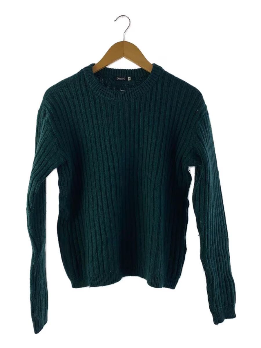 image of Undercover Ribbed Wool Knit Sweater in Green, Men's (Size Medium)