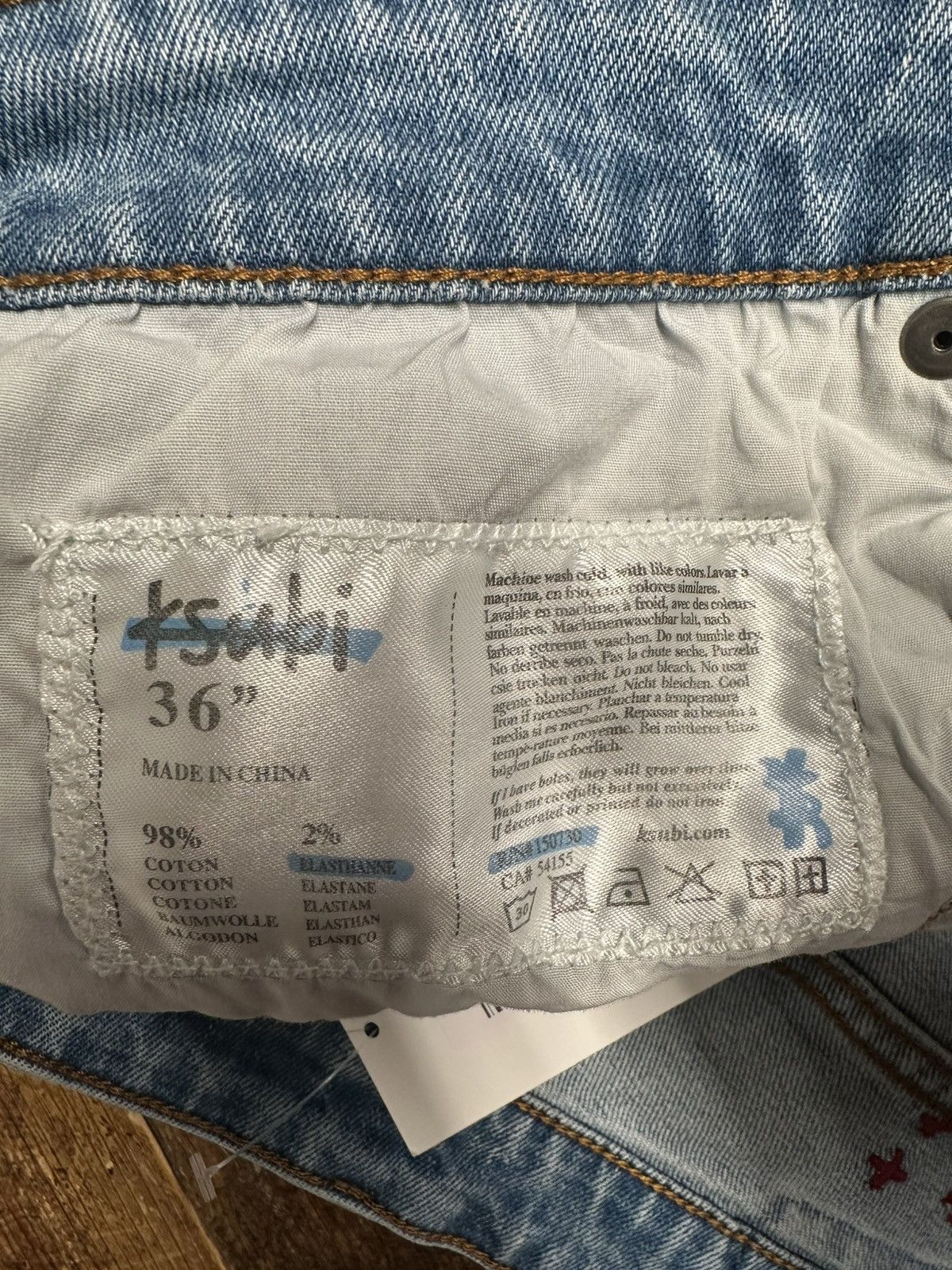 Ksubi Ksubi Your Welcome Light Blue Denim Jeans Sz 36 Size US 36 / EU 52 - 5 Thumbnail
