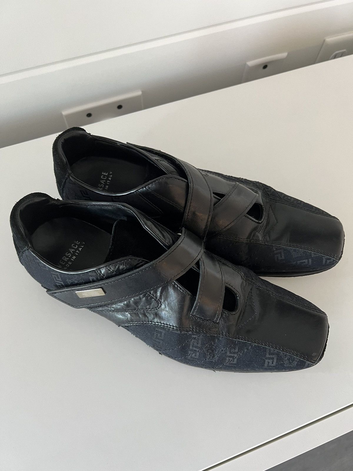 Versace Gianni Versace 2006 Runway Collection / Men’s Leather Shoes Size US 8.5 / EU 41-42 - 14 Thumbnail