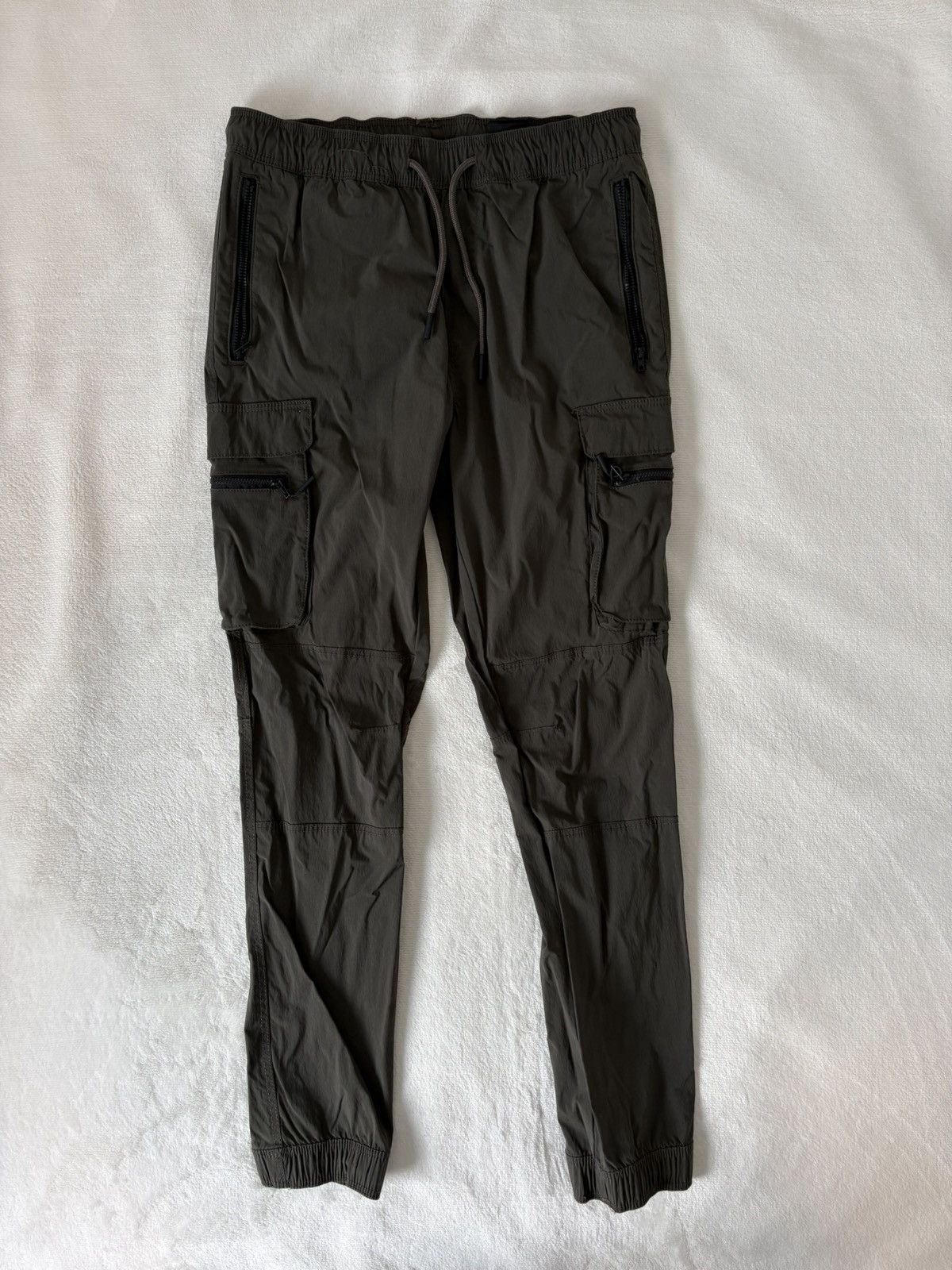 H&M H&M Skinny Fit Green Cargo Pants Size US 28 / EU 44 - 1 Thumbnail
