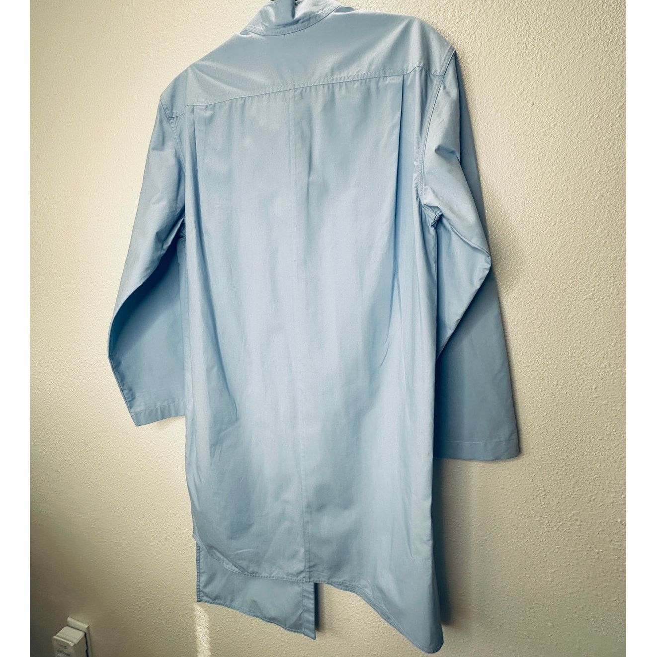 Loewe Loewe Blue Button Split Side Asymmetrical Hem Shirt Dress S Size S / US 4 / IT 40 - 13 Thumbnail