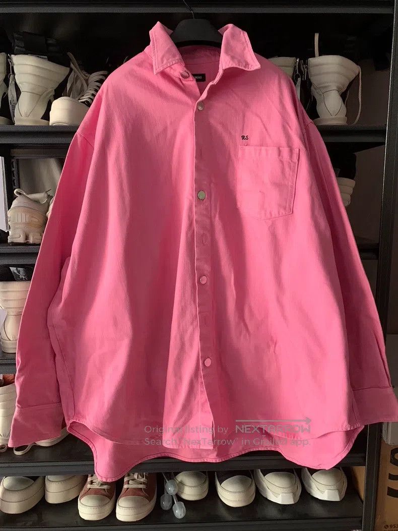 Raf Simons Raf Simons 21aw silhouette pink shirt Size US XS / EU 42 / 0 - 1 Thumbnail