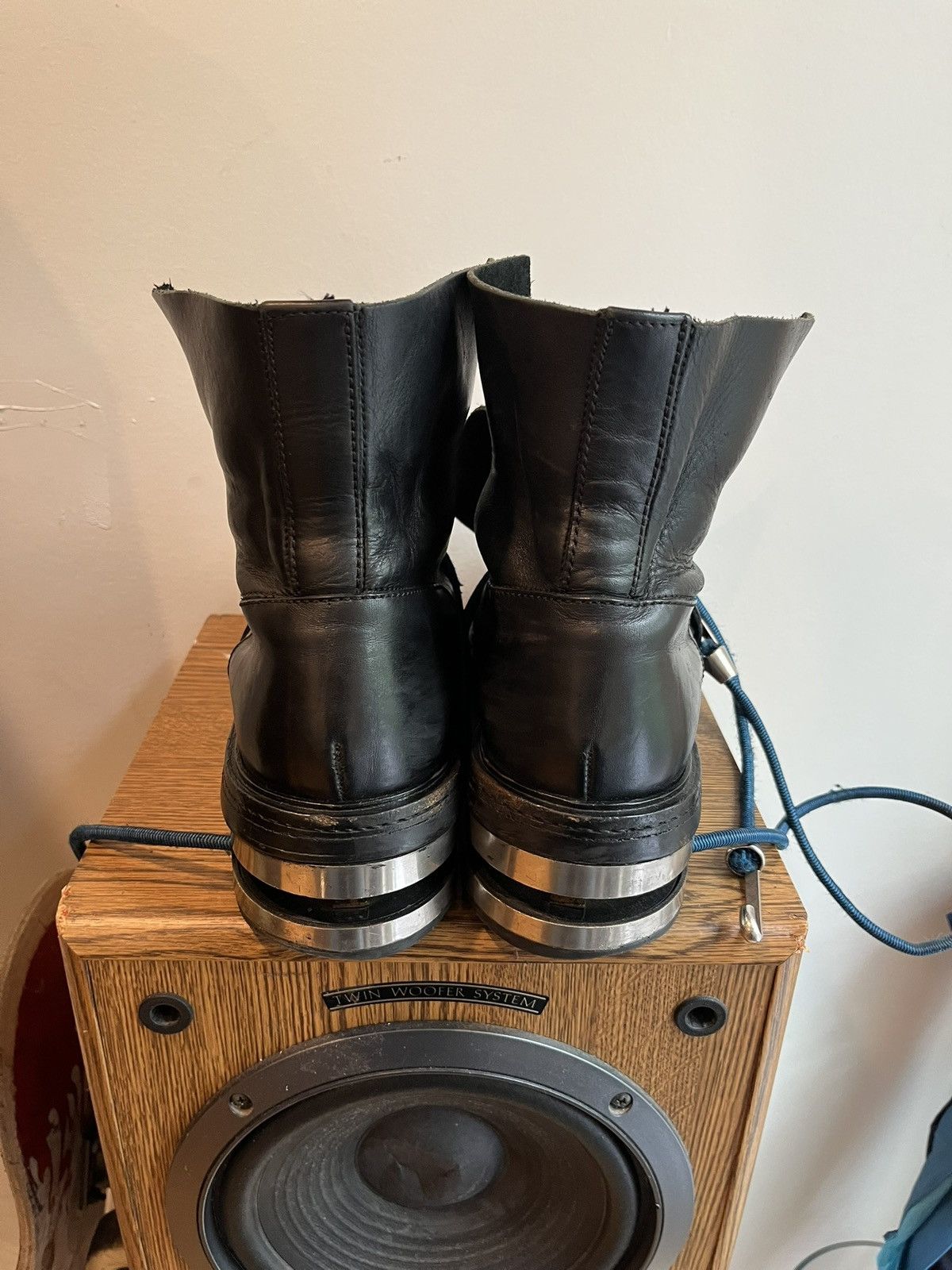 Dirk Bikkembergs Dirk Bikkembergs - Steel Heel Bungee Cord Boots Size US 10 / EU 43 - 4 Thumbnail