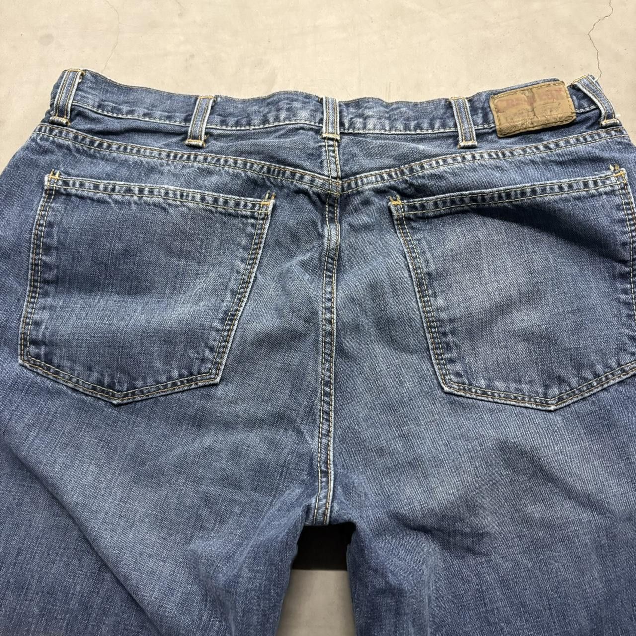 Cremieux Crazy Vintage Y2K/2000s Super Baggy Wideleg Cremieux Bootcut Medium Wash Denim Jeans! Size US 36 / EU 52 - 7 Thumbnail