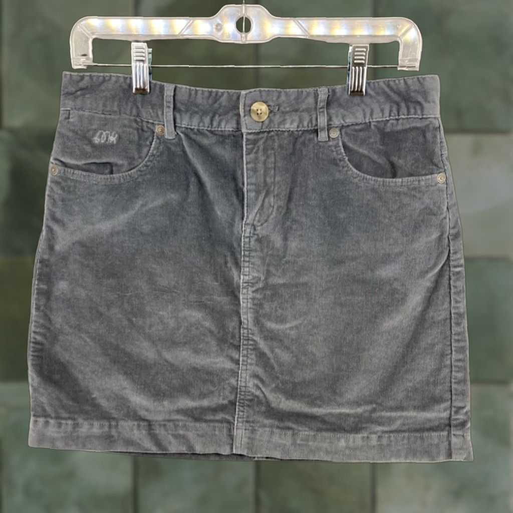Mountain Khakis Mountain Khaki Womens Gray Corduroy Skirt 4/16 Outdoor Size 27" / US 4 / IT 40 - 1 Thumbnail