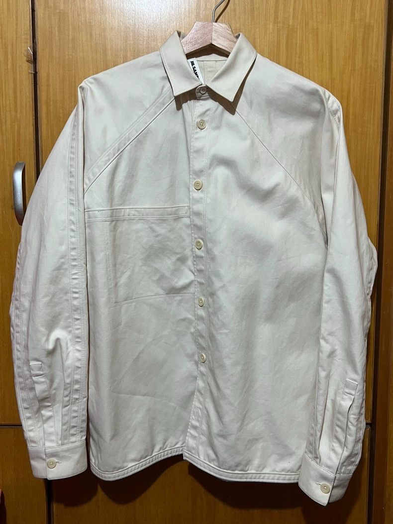 Jil Sander Jil Sander Thick canvas jacket Size US M / EU 48-50 / 2 - 1 Thumbnail