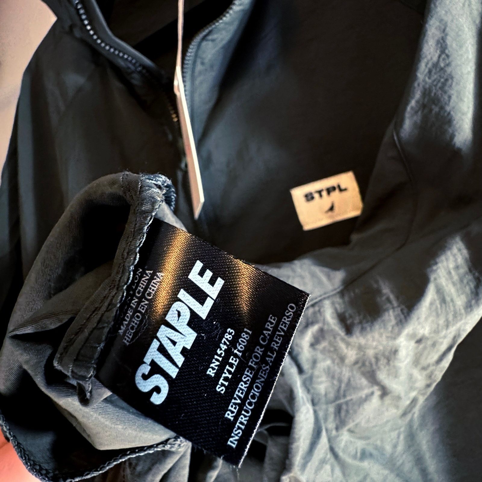 Staple •NWT• Staple Pigeon Jacket Windbreaker Jacket in Black • XL Size US XL / EU 56 / 4 - 6 Thumbnail
