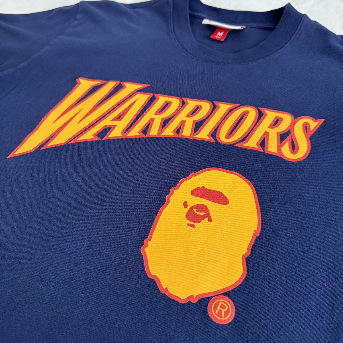 Bape × Mitchell & Ness Bape x Mitchell & Ness Golden State Warriors Tee Size US M / EU 48-50 / 2 - 3 Thumbnail