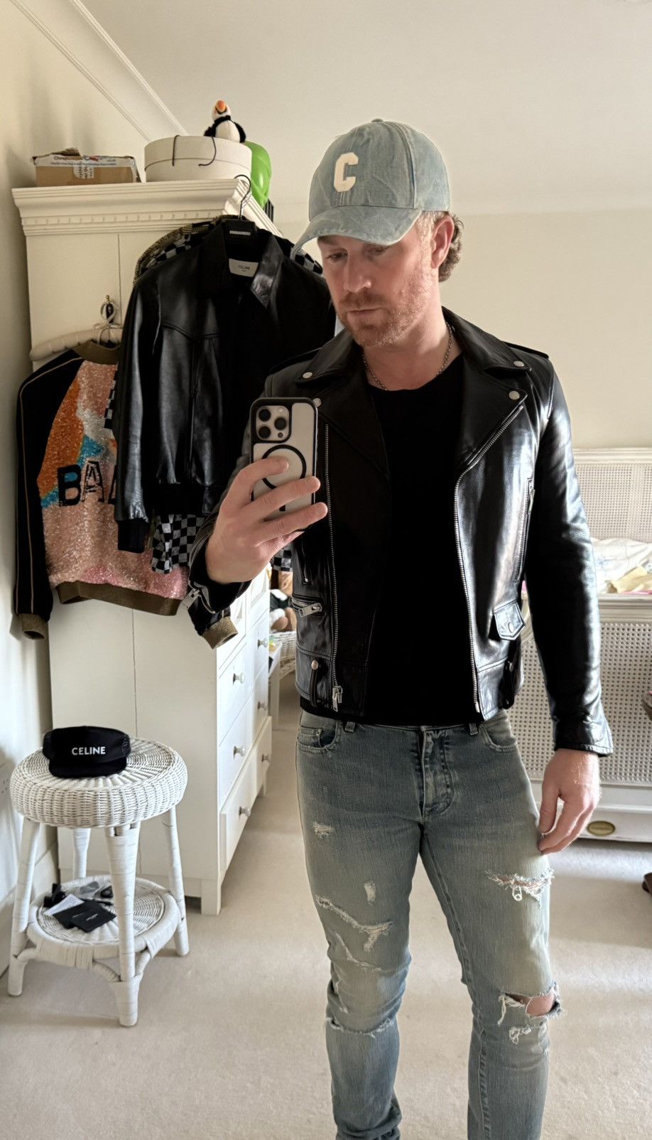 Saint Laurent Paris FW13 Holy Grail Saint Laurent L01 biker leather jacket 46 Size US S / EU 44-46 / 1 - 2 Thumbnail