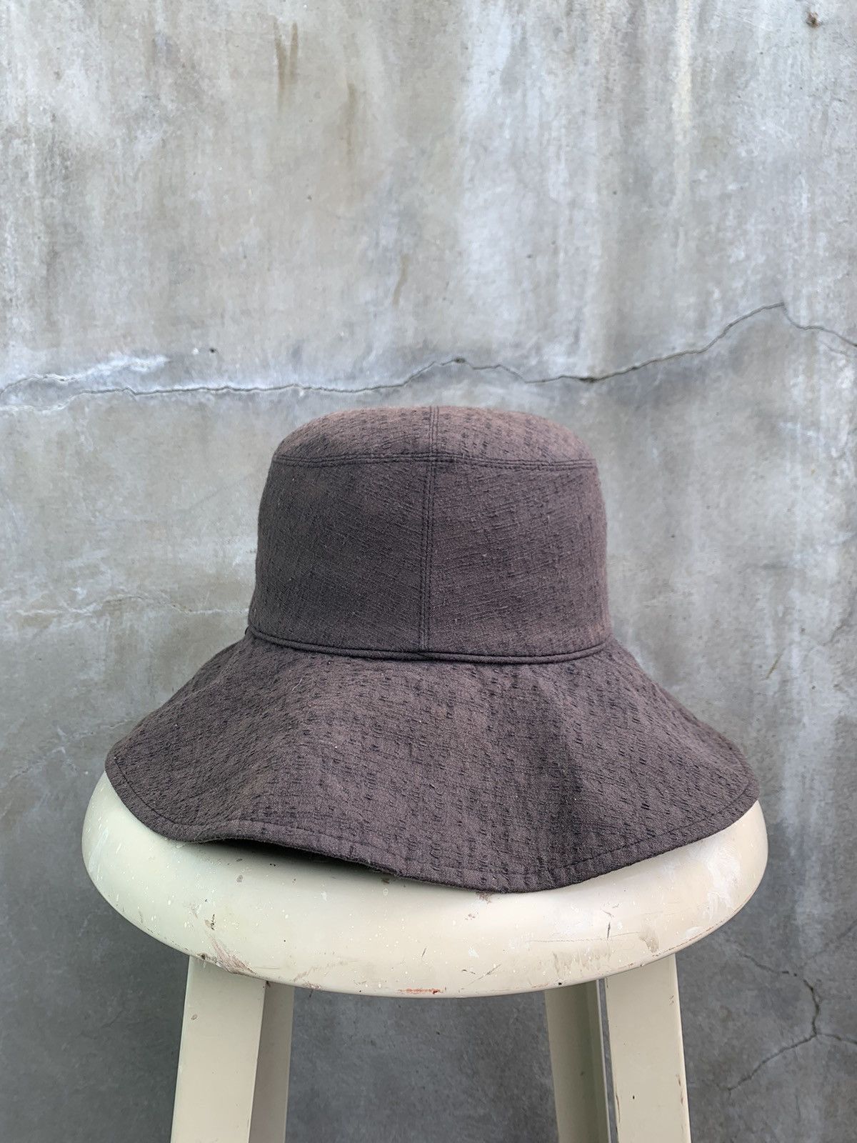 Yohji Yamamoto Farmer Bucket Hat Size ONE SIZE - 5 Thumbnail