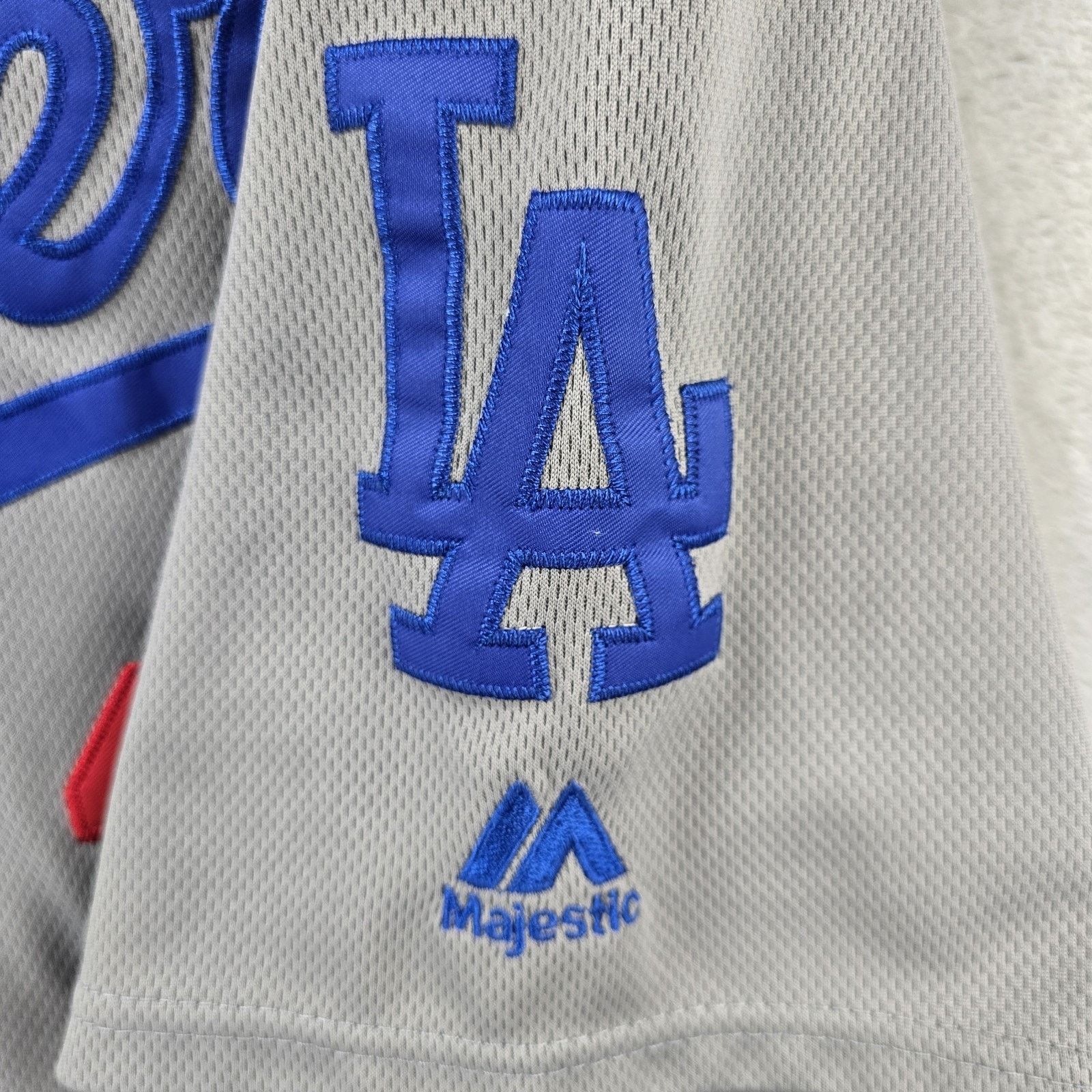 Majestic Majestic Los Angeles Dodgers Jersey Sz 52 Gray Justin Turner Size US XL / EU 56 / 4 - 6 Thumbnail