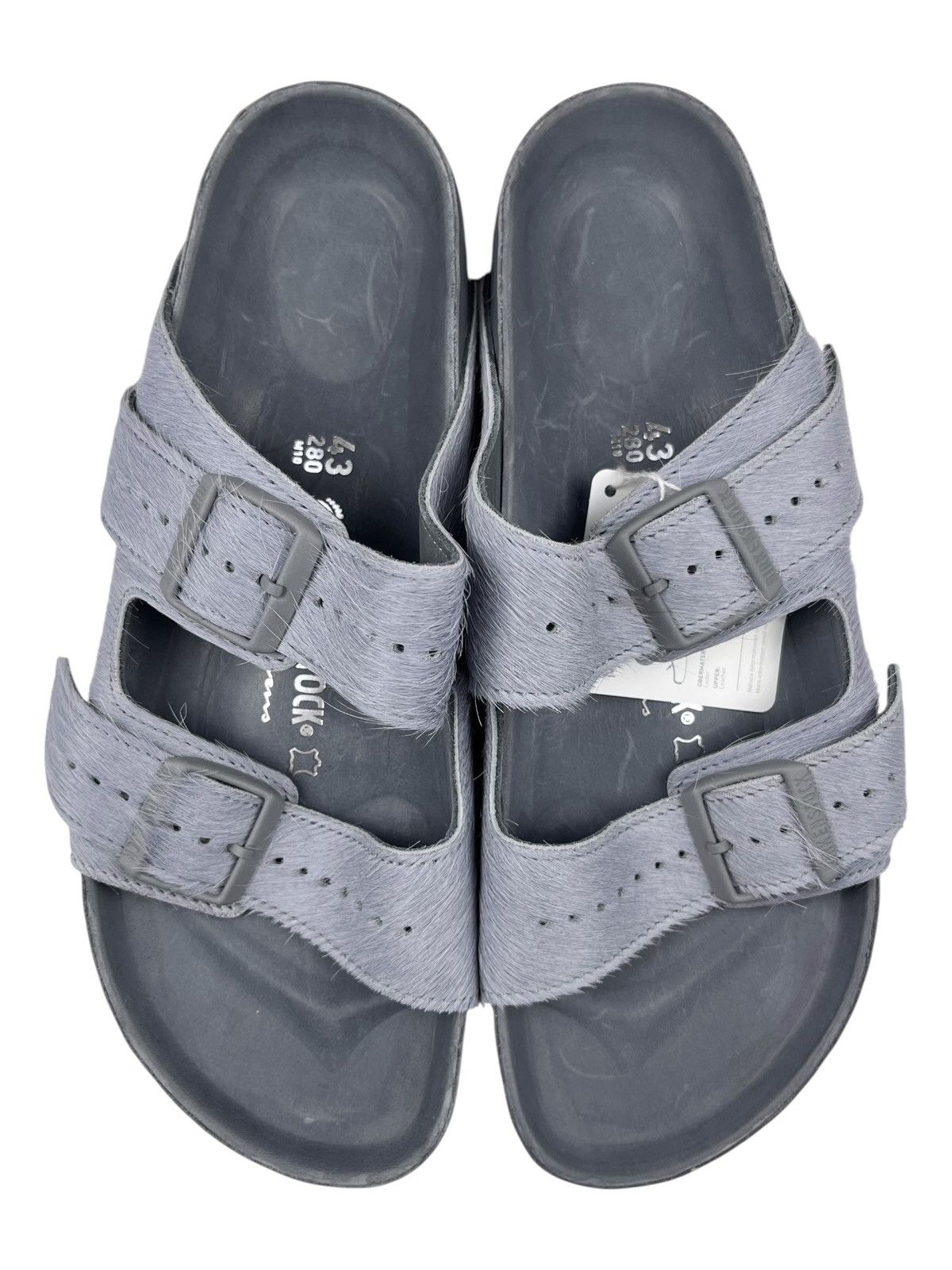 新品未使用 RICK OWENS BIRKENSTOCK ARIZONA 43 Birkenstock Arizona X Rick Owens Black Men's - BM21S6808
