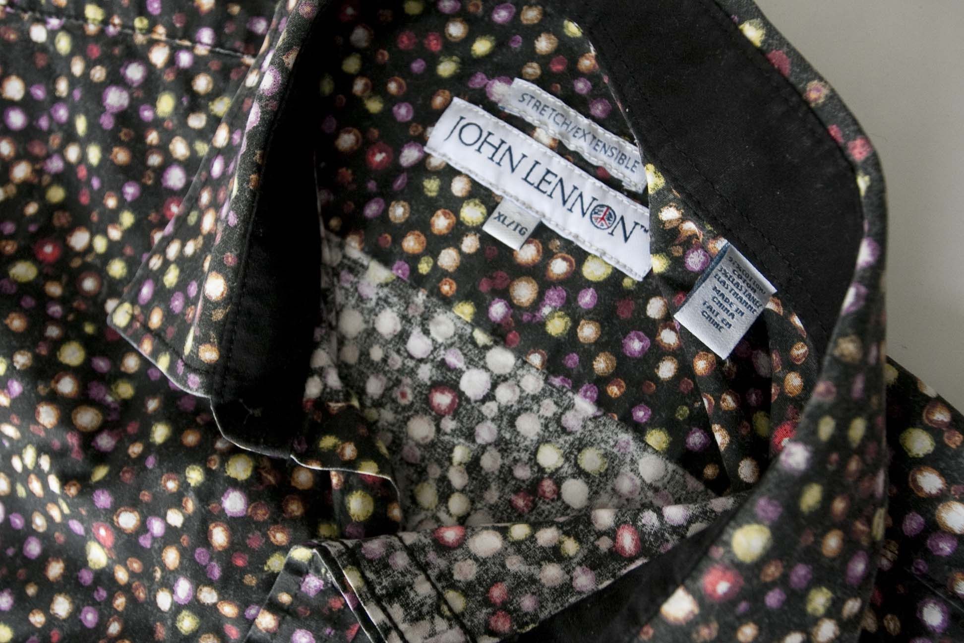 Other John Lennon Shirt Short Sleeve Size XL Bubbles Abstract Size US XL / EU 56 / 4 - 6 Thumbnail