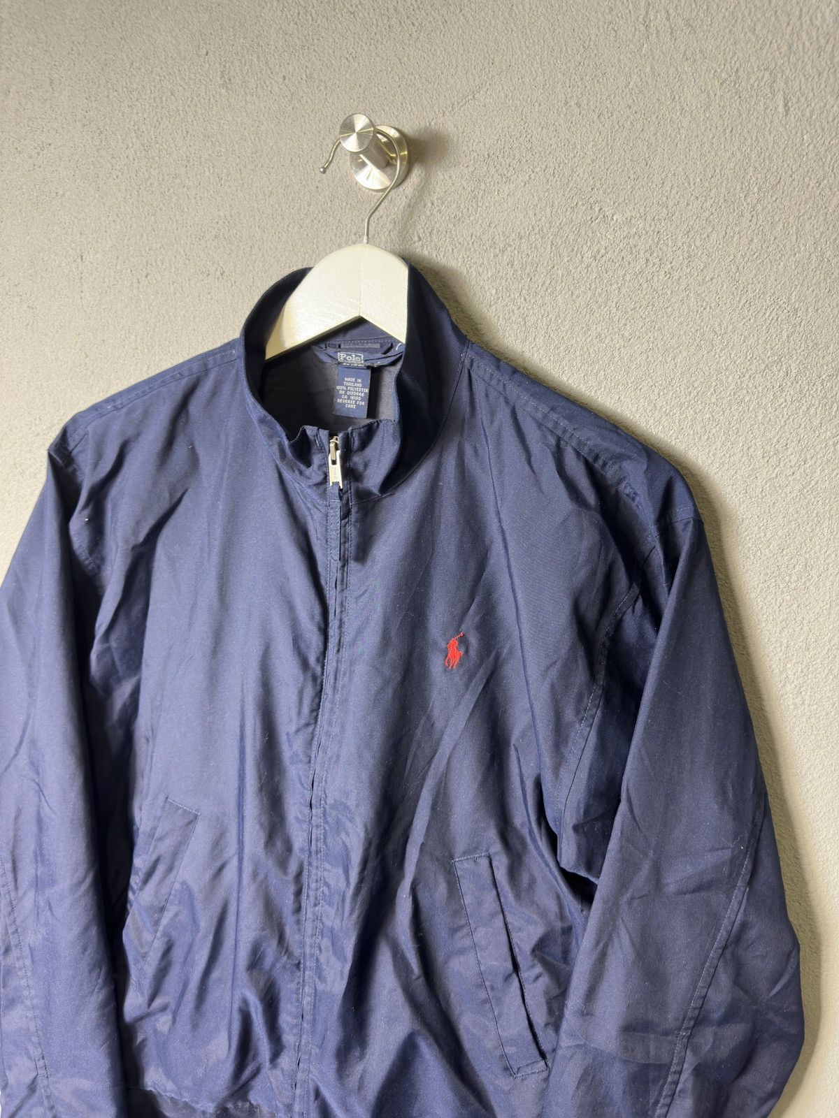 Polo Ralph Lauren × Ralph Lauren × Vintage Polo Ralph Lauren navy vintage jacket checkered lining y2k Size US S / EU 44-46 / 1 - 3 Thumbnail