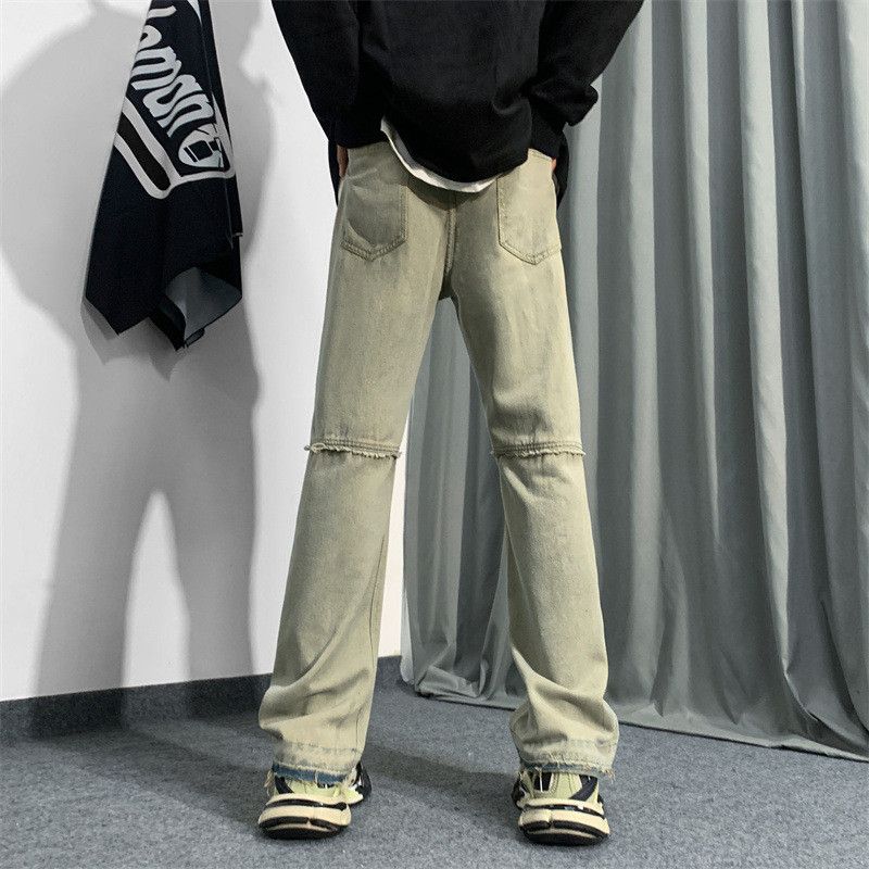 Japanese Brand Straight leg wide leg high street jeans Size US 32 / EU 48 - 4 Thumbnail