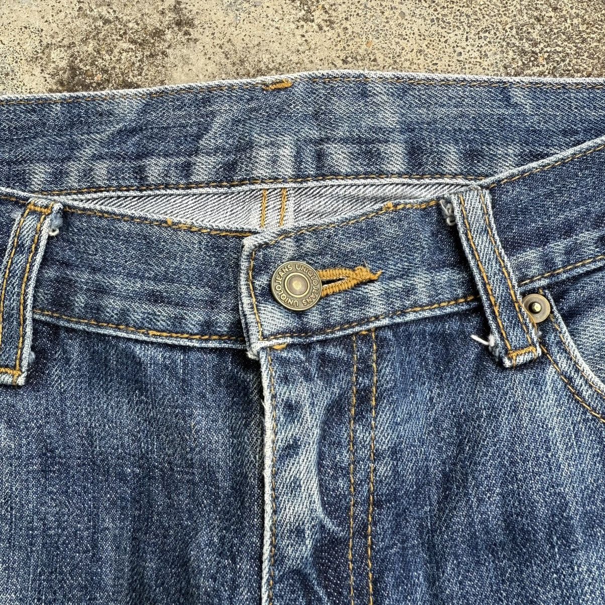 Japanese Brand VINTAGE JAPANESE FADED RIPPEP JEAN DENIM PANTS Size US 34 / EU 50 - 4 Thumbnail
