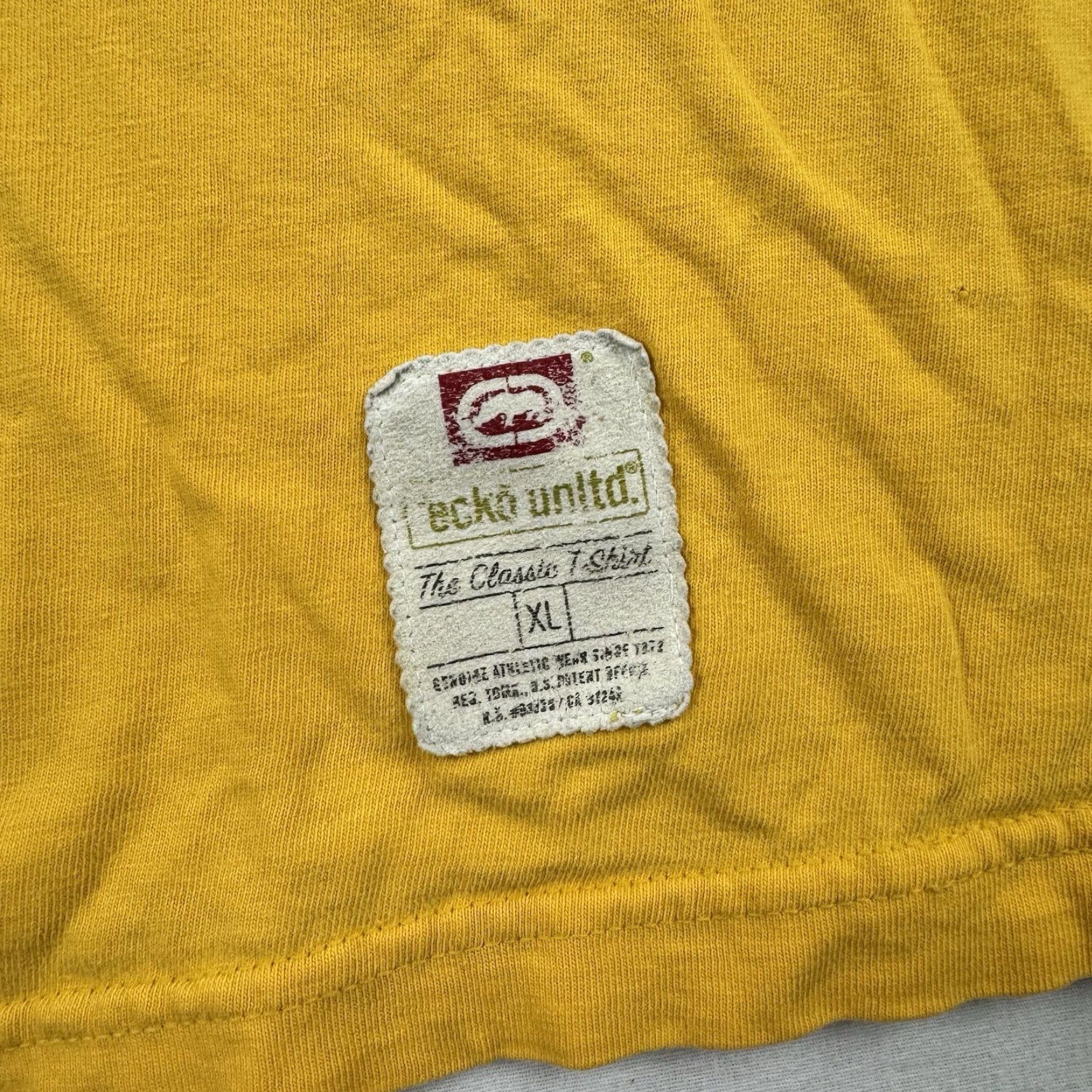Ecko Unltd. VINTAGE Ecko Unltd T Shirt Men XL Yellow Punk Grunge Y2K 90s Skater Relaxed Size US XL / EU 56 / 4 - 5 Thumbnail