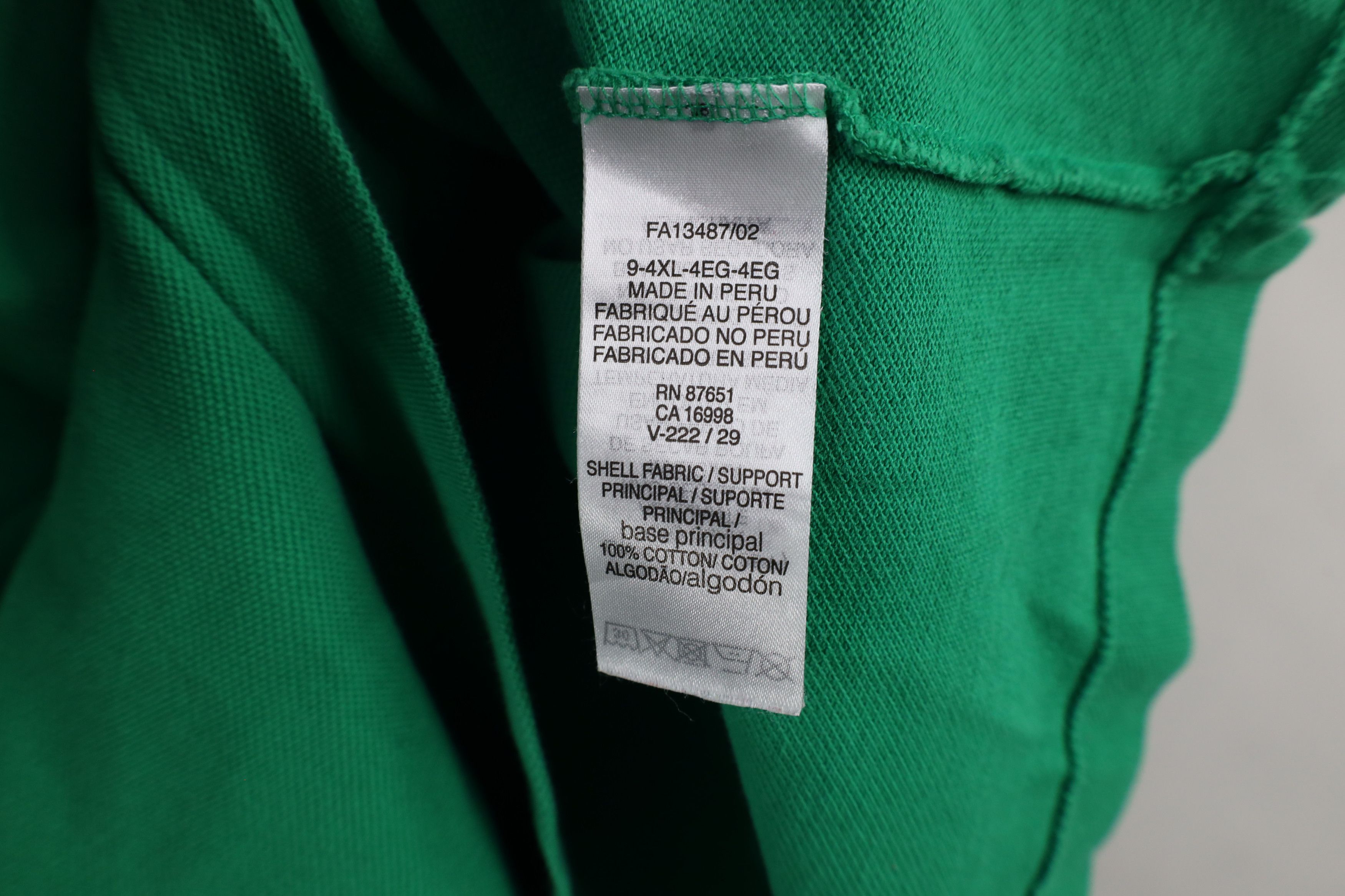 Lacoste Lacoste Logo Short Sleeve Collared Polo Shirt Kelly Green Size US XXL / EU 58 / 5 - 9 Thumbnail