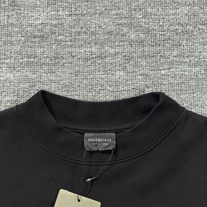 Balenciaga Balenciaga 24 Black Lock Slogan Sweaters Size US M / EU 48-50 / 2 - 2 Thumbnail
