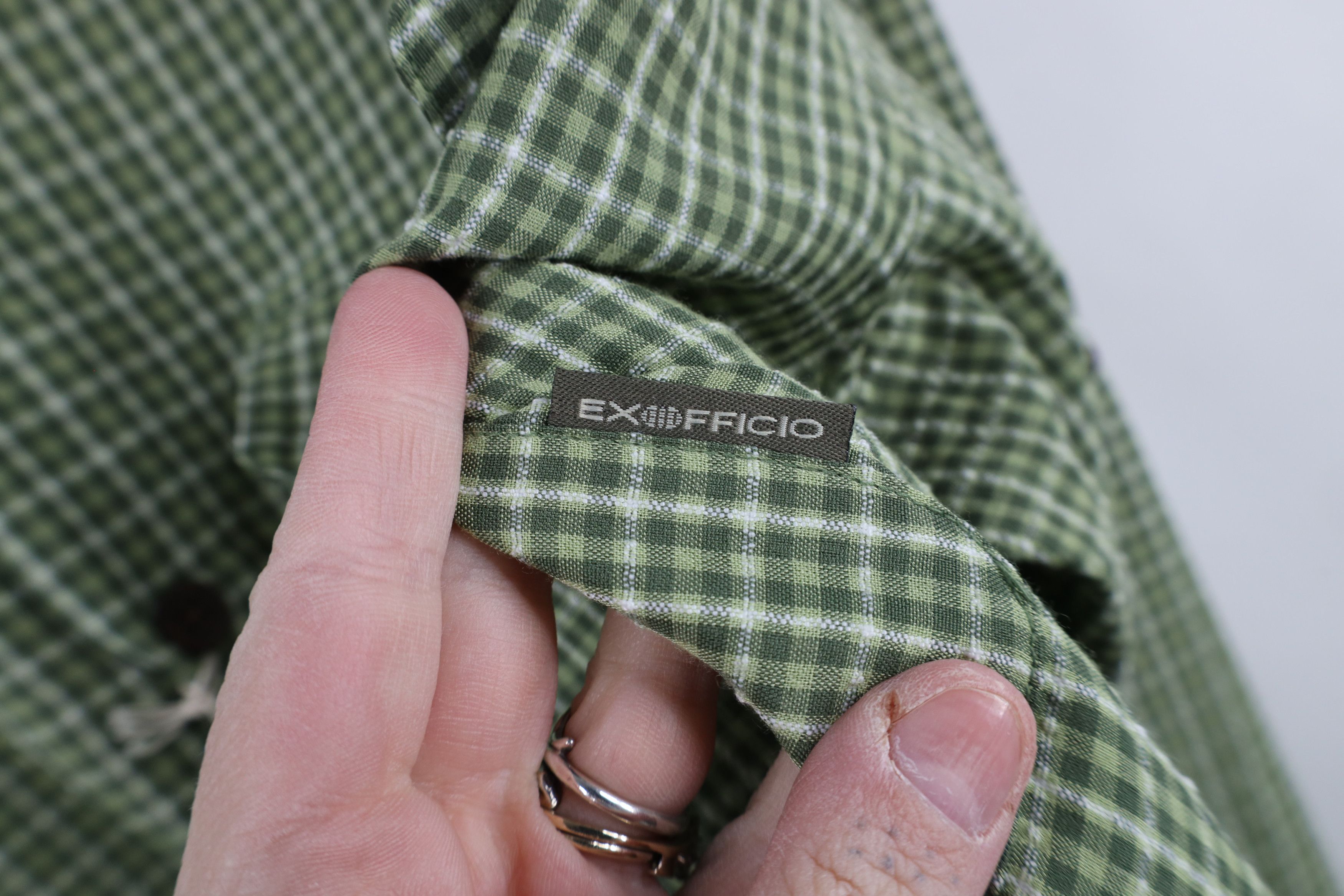 ExOfficio × Vintage Deadstock Vintage ExOfficio Buzz Off Shield Button Shirt Size US XXL / EU 58 / 5 - 5 Thumbnail