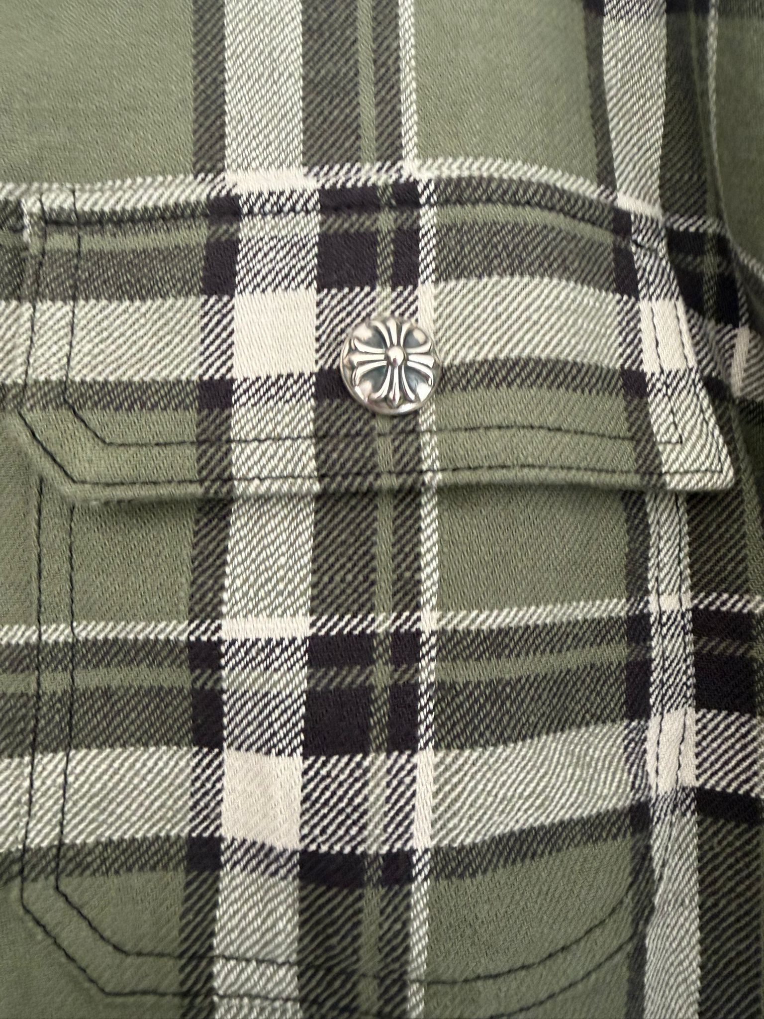 Chrome Hearts Chrome Hearts Flannel Green Size US L / EU 52-54 / 3 - 7 Thumbnail