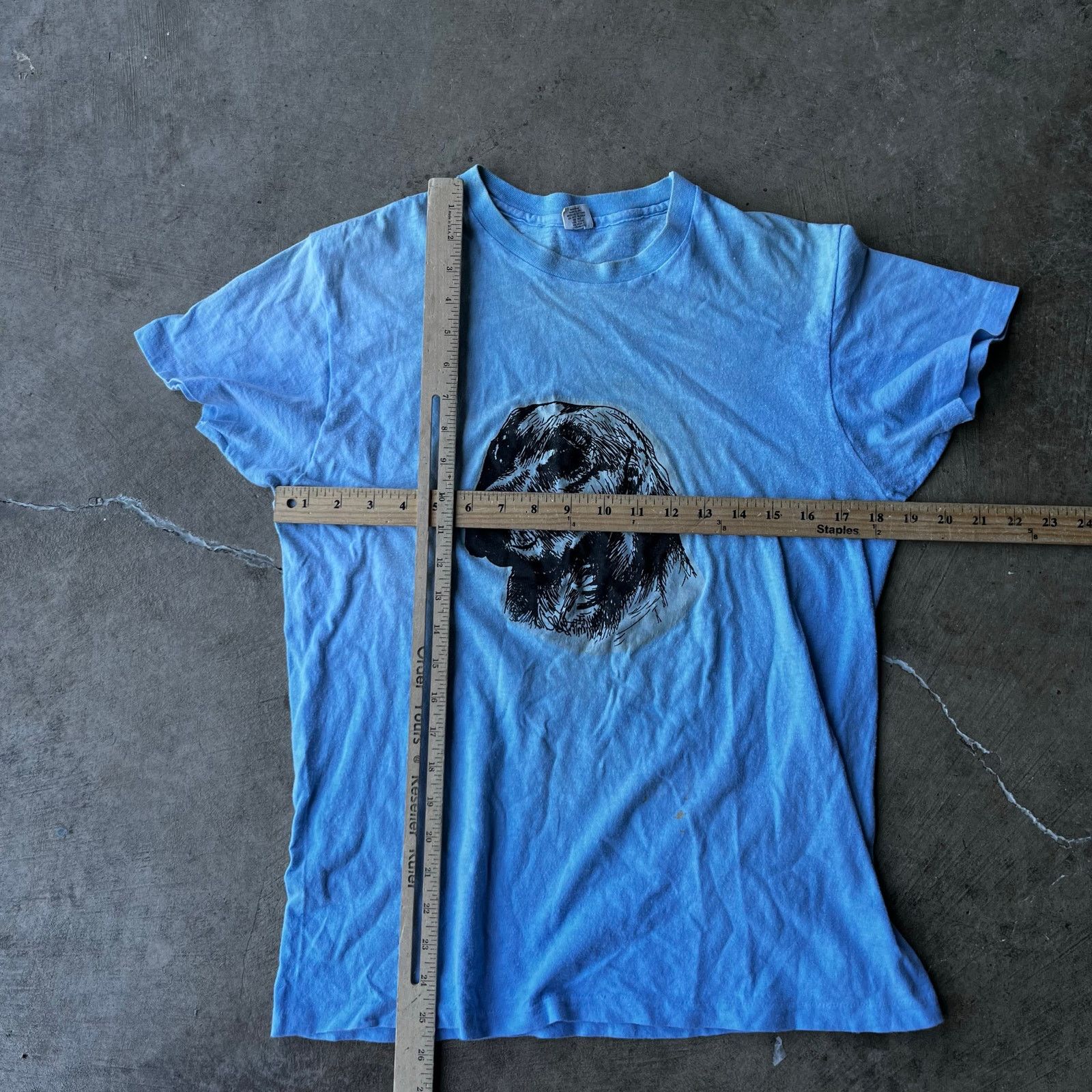 Vintage VINTAGE 70S GOLDEN RETRIEVER TEE SHIRT HANES BLUE TEE LARGE Size US L / EU 52-54 / 3 - 5 Thumbnail