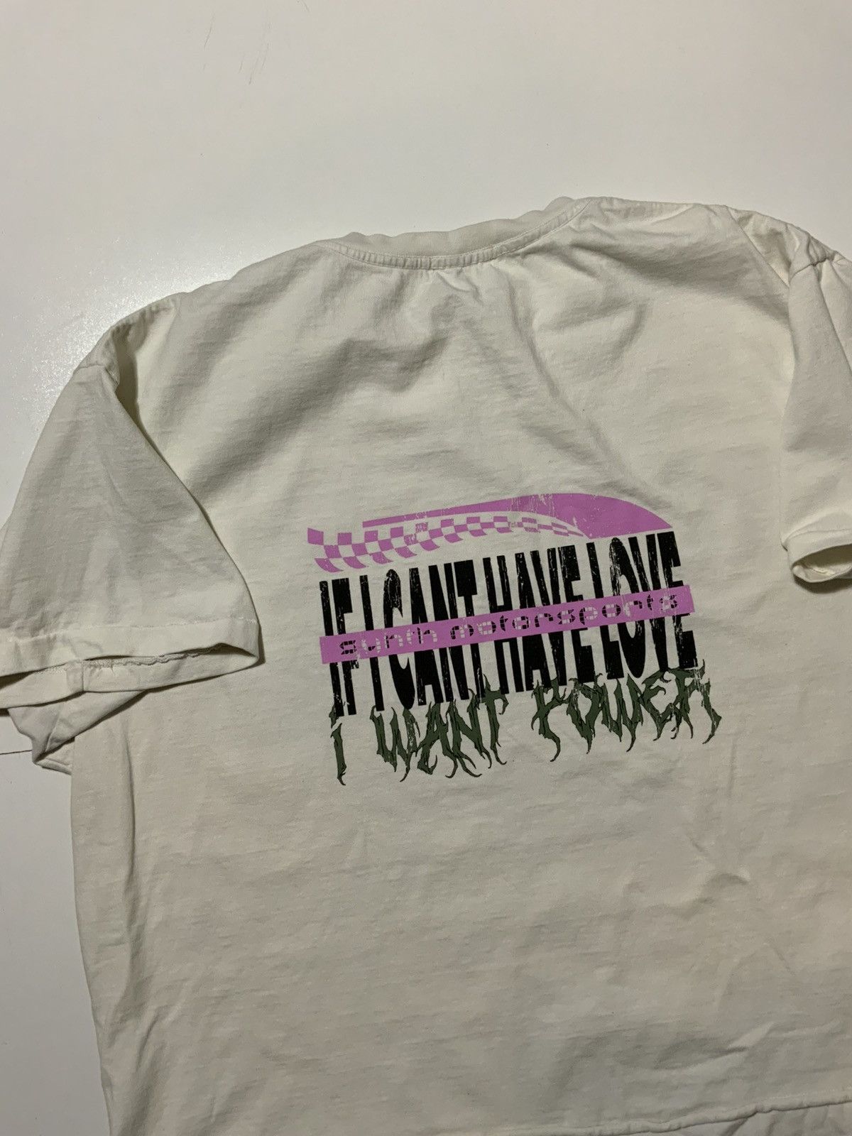 Other Synth “Milly” Motorsports Racing Double Hem Skeleton T-Shirt Size US L / EU 52-54 / 3 - 4 Thumbnail
