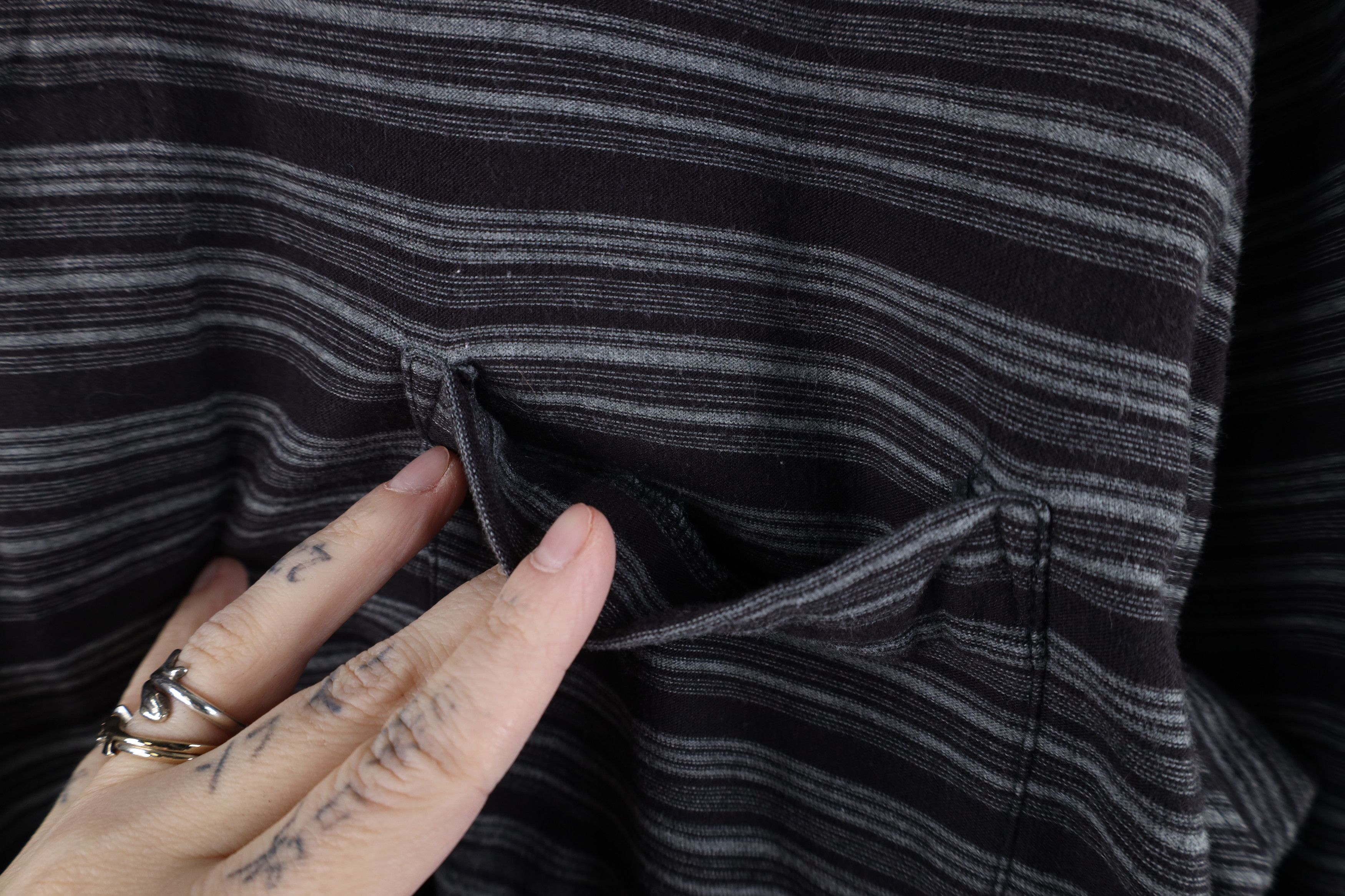 Vintage Vintage 90s Streetwear Striped Knit Long Sleeve Polo Shirt Size US M / EU 48-50 / 2 - 4 Thumbnail