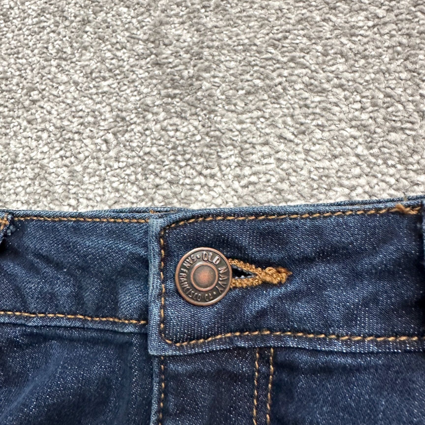Old Navy Old Navy Rockstar Jeans Women’s Sz 6 Low-Rise Skinny Dark Wash 29x27 Size 28" / US 6 / IT 42 - 3 Thumbnail
