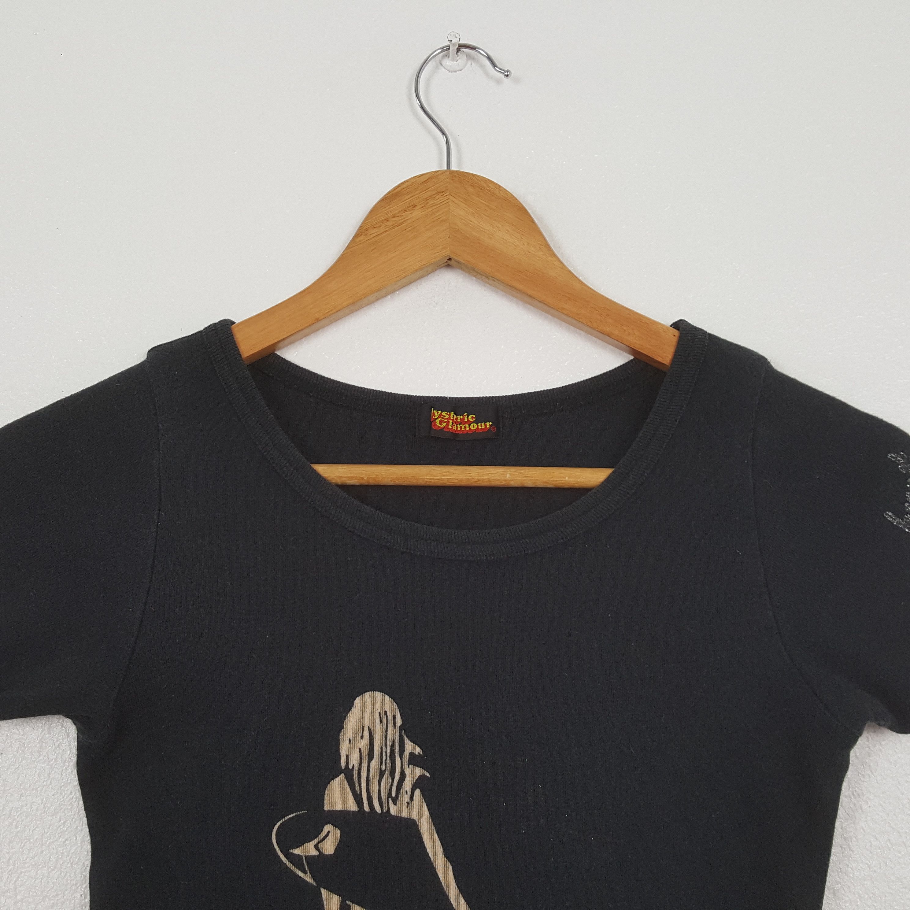 Hysteric Glamour Vintage Hysteric Glamour Japanese Brand T-Shirt C319N66 Size XXS / US 00 / IT 34 - 2 Thumbnail