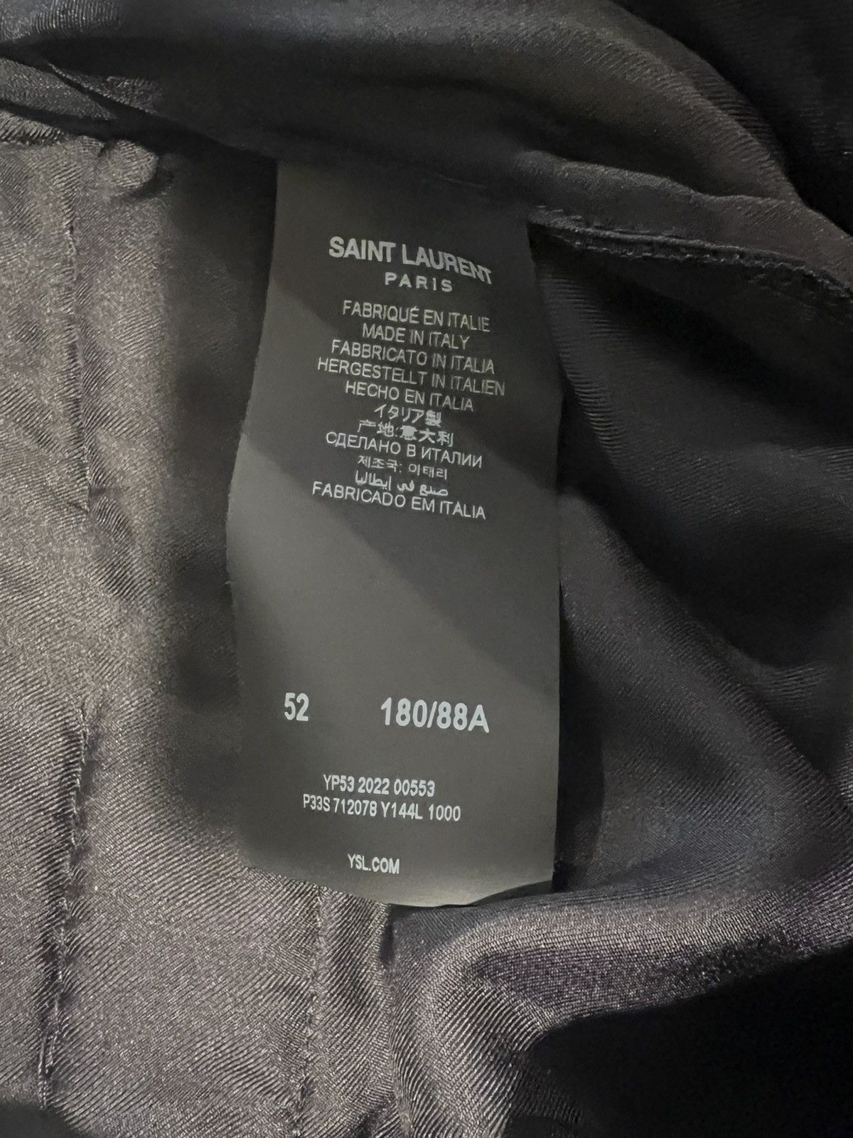 Saint Laurent Paris Saint Laurent velvet pants. 52/36 $1990 Size US 36 / EU 52 - 6 Thumbnail