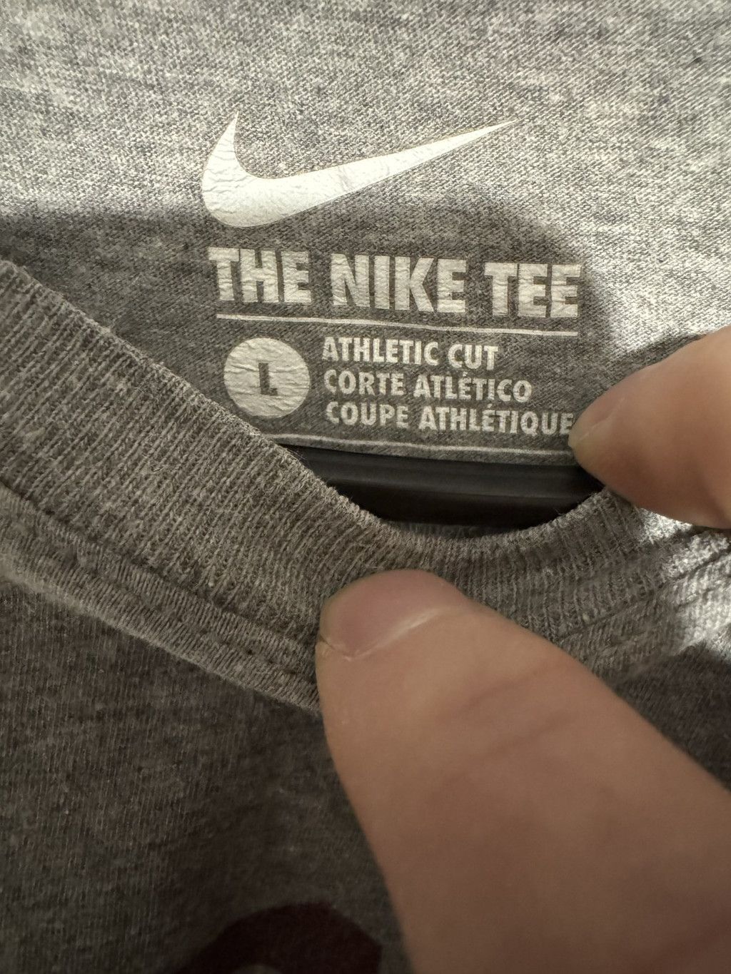 Nike Colgate Raiders Nike L/S T-Shirt Gray NCAA Men's Size L Size US L / EU 52-54 / 3 - 3 Thumbnail