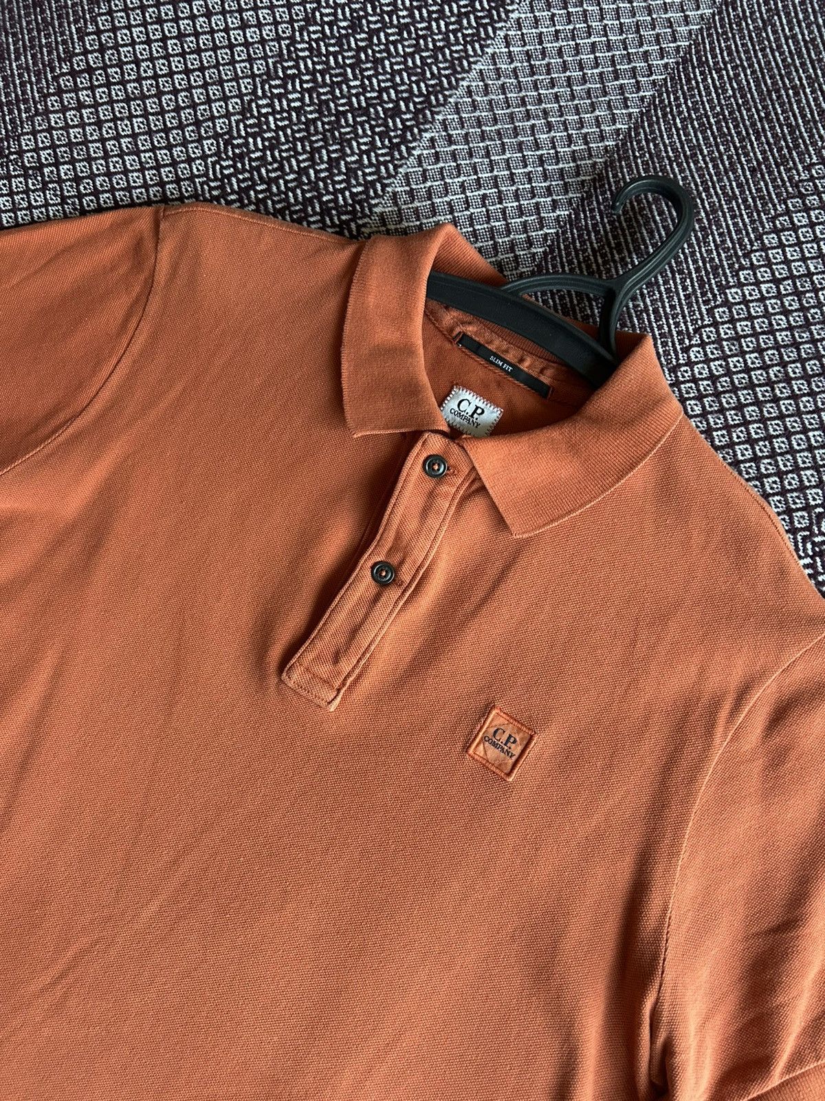 C.P. Company × Vintage Vintage C.P. Company Polo Tee T-shirt Orange Small Logo Size US XL / EU 56 / 4 - 4 Thumbnail
