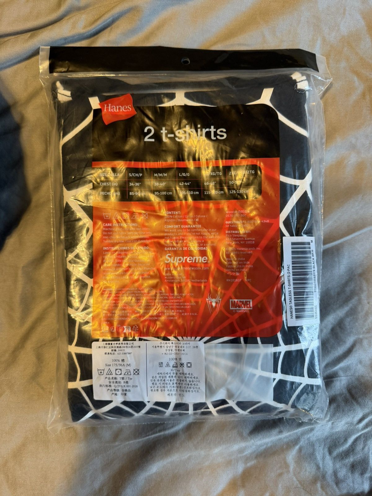 Hanes × Supreme Supreme spiderman shirt Size US M / EU 48-50 / 2 - 2 Thumbnail