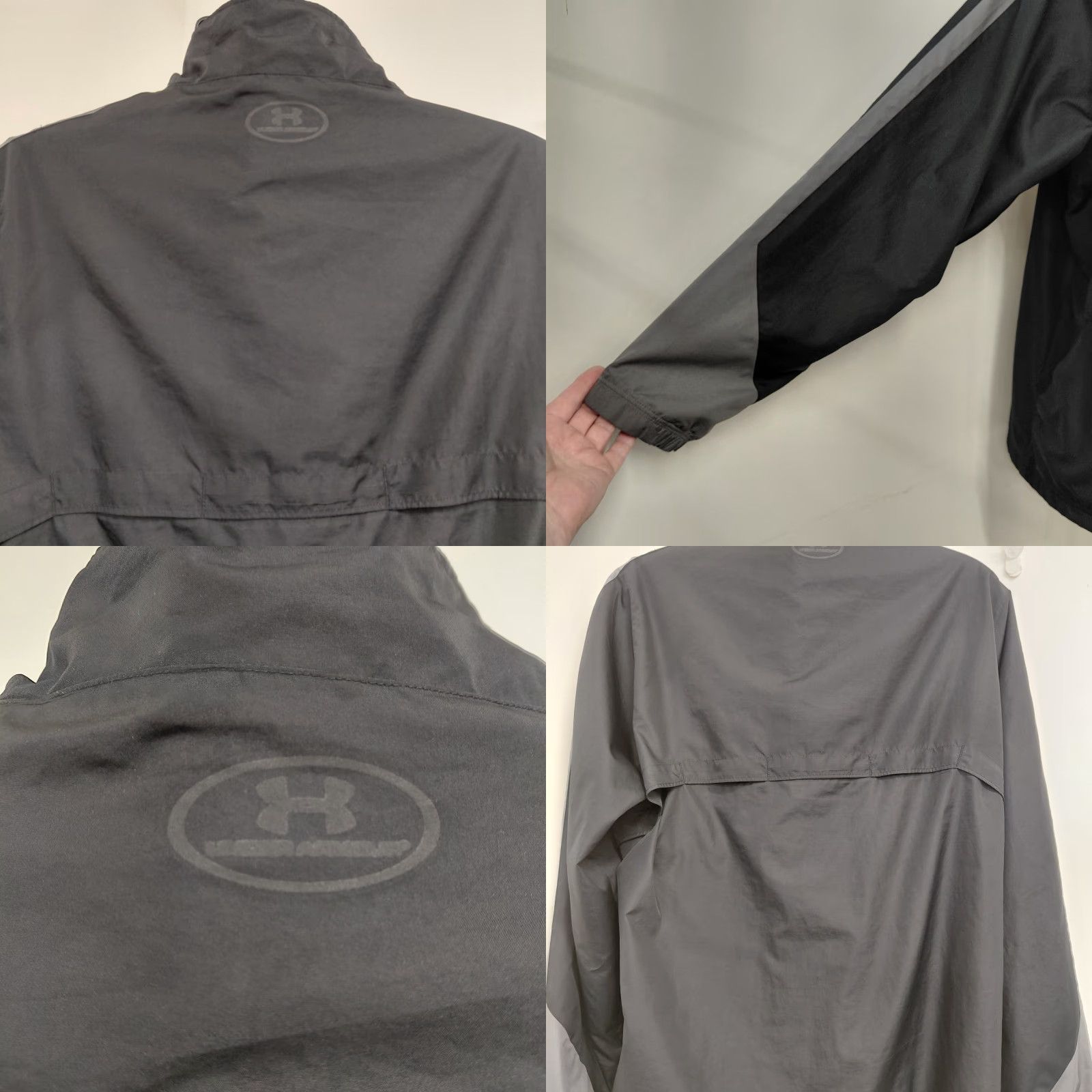 Under Armour Under Armour Jacket Mens XL Black/Gray Full Zip All Seasons Regular Fit Vented Olympia Size US XL / EU 56 / 4 - 8 Thumbnail