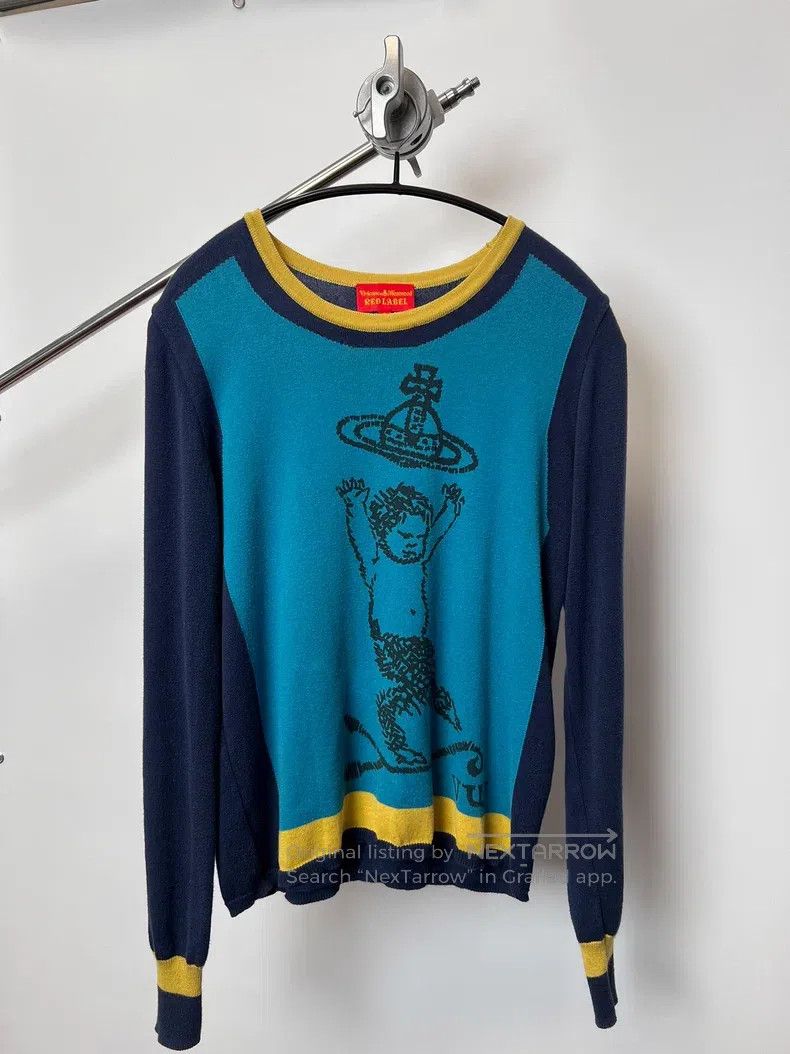 Vivienne Westwood Vivienne Westwood Figure knit shirt Size US M / EU 48-50 / 2 - 2 Thumbnail