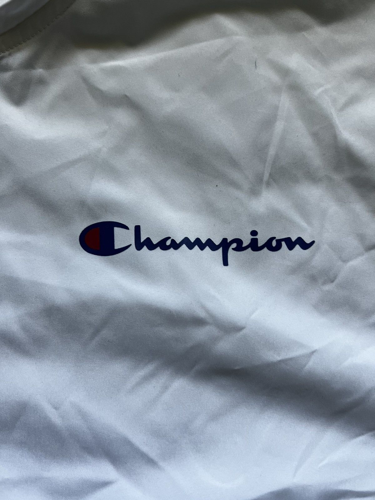 Champion Champion White Half-Zip Packable Windbreaker (M) Size US M / EU 48-50 / 2 - 2 Thumbnail