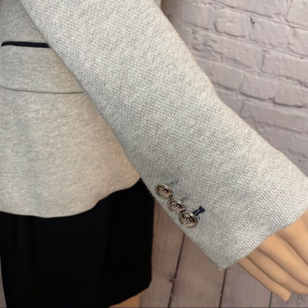 Zara New Zara Grey Cotton Jersey Jacket Size M Size M / US 6-8 / IT 42-44 - 8 Thumbnail