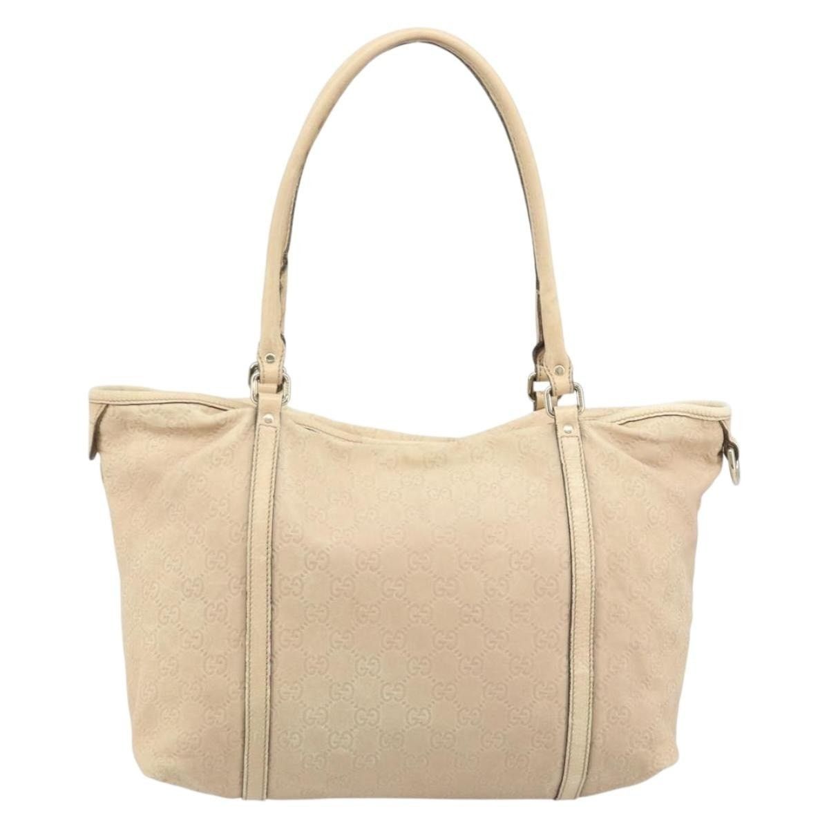 Gucci Gucci GG Canvas Guccissima Tote Bag Beige Size ONE SIZE - 10 Thumbnail