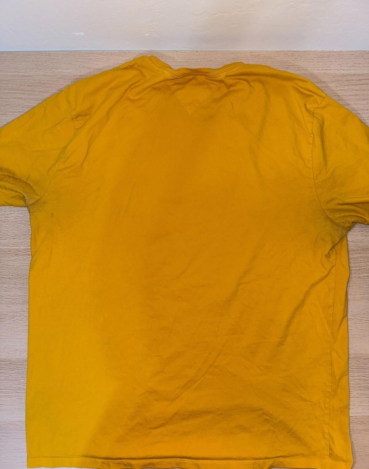 Tommy Hilfiger Tommy Hilfiger XL Tee – Mustard Yellow, Retro Stitch Size XL / US 12-14 / IT 48-50 - 4 Thumbnail