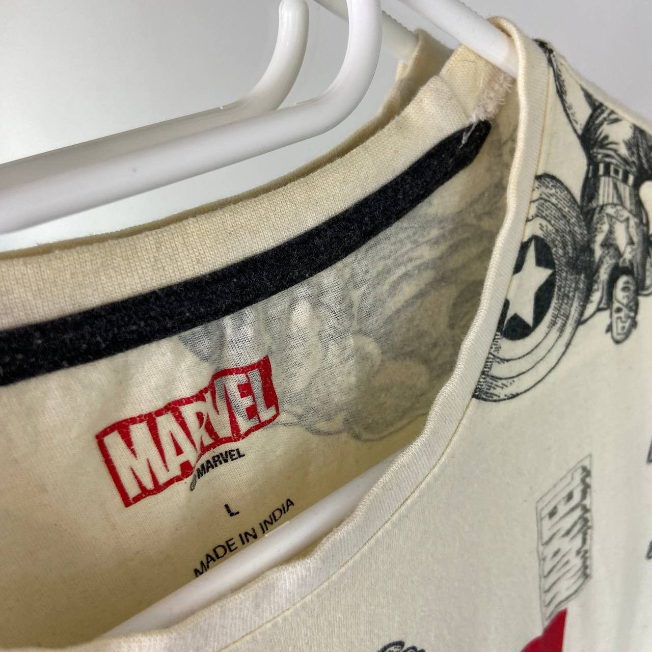 Marvel Comics Marvel Vintage Y2K AOP Multilogo T-Shirt Size US L / EU 52-54 / 3 - 4 Thumbnail