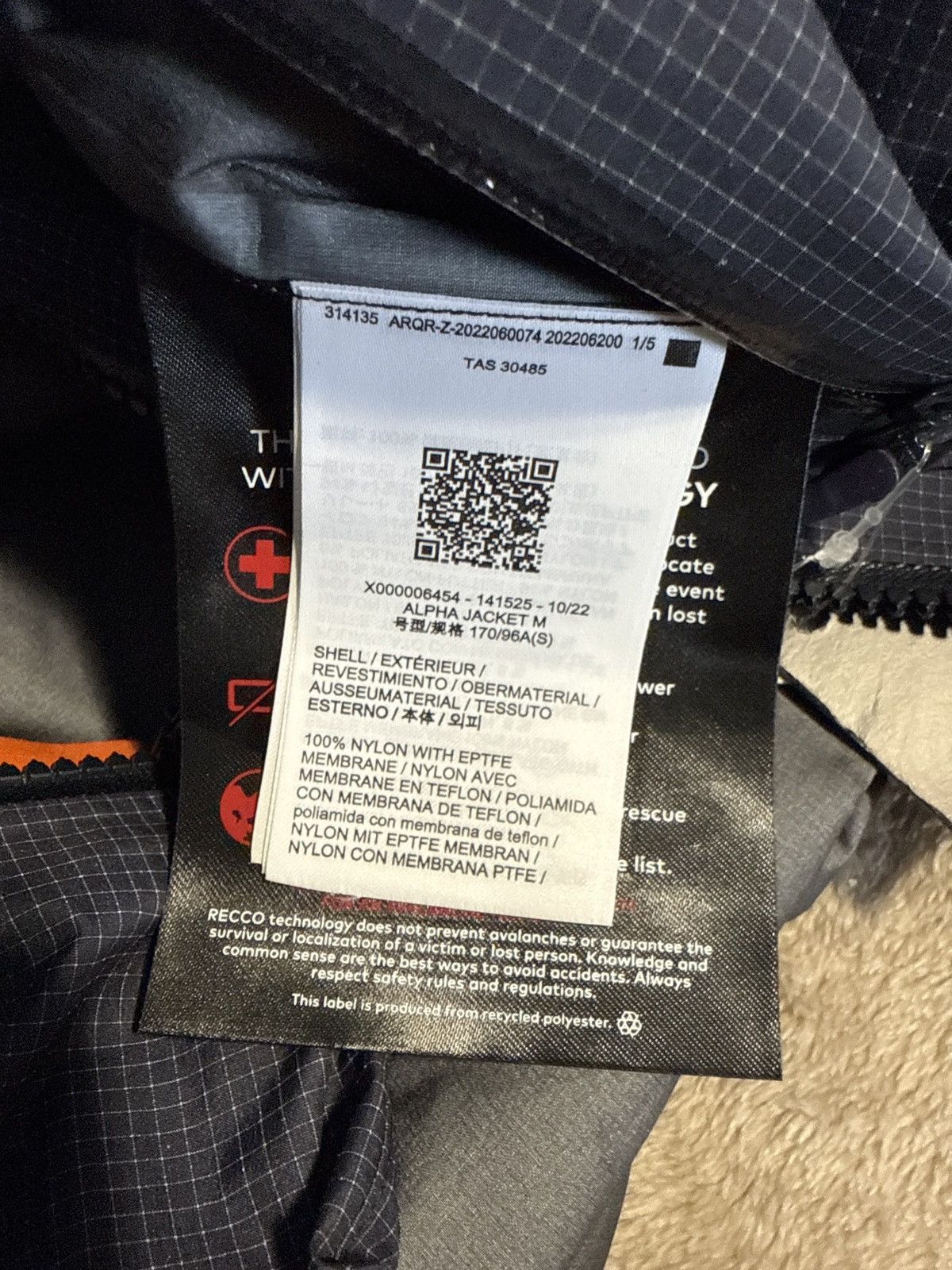 Arc'teryx arcteryx alpha jacket Size US S / EU 44-46 / 1 - 5 Thumbnail