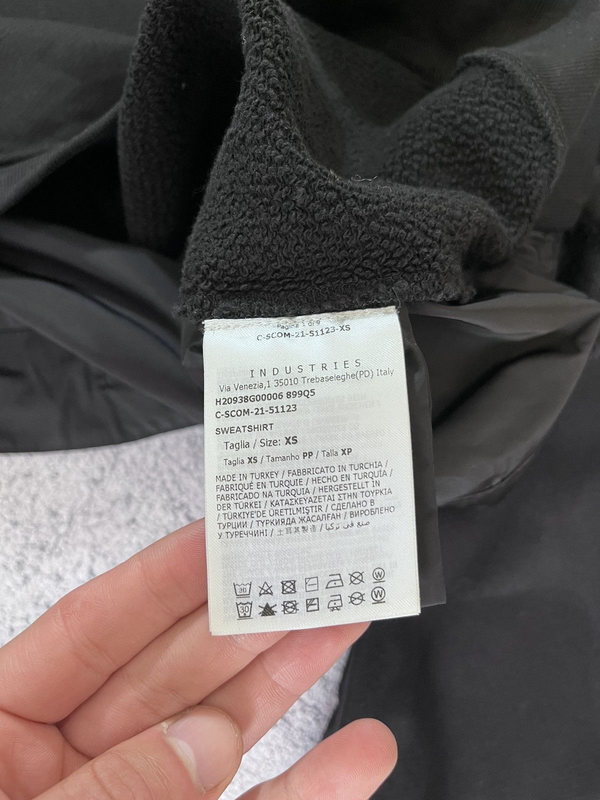 Moncler Moncler Women Sweatshirt Sweater Black Logo Polyester SizeXS Size XS / US 0-2 / IT 36-38 - 2 Thumbnail